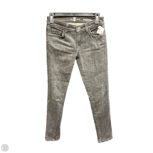 Jeans Straight By 7 For All Mankind In Black, Size: 2