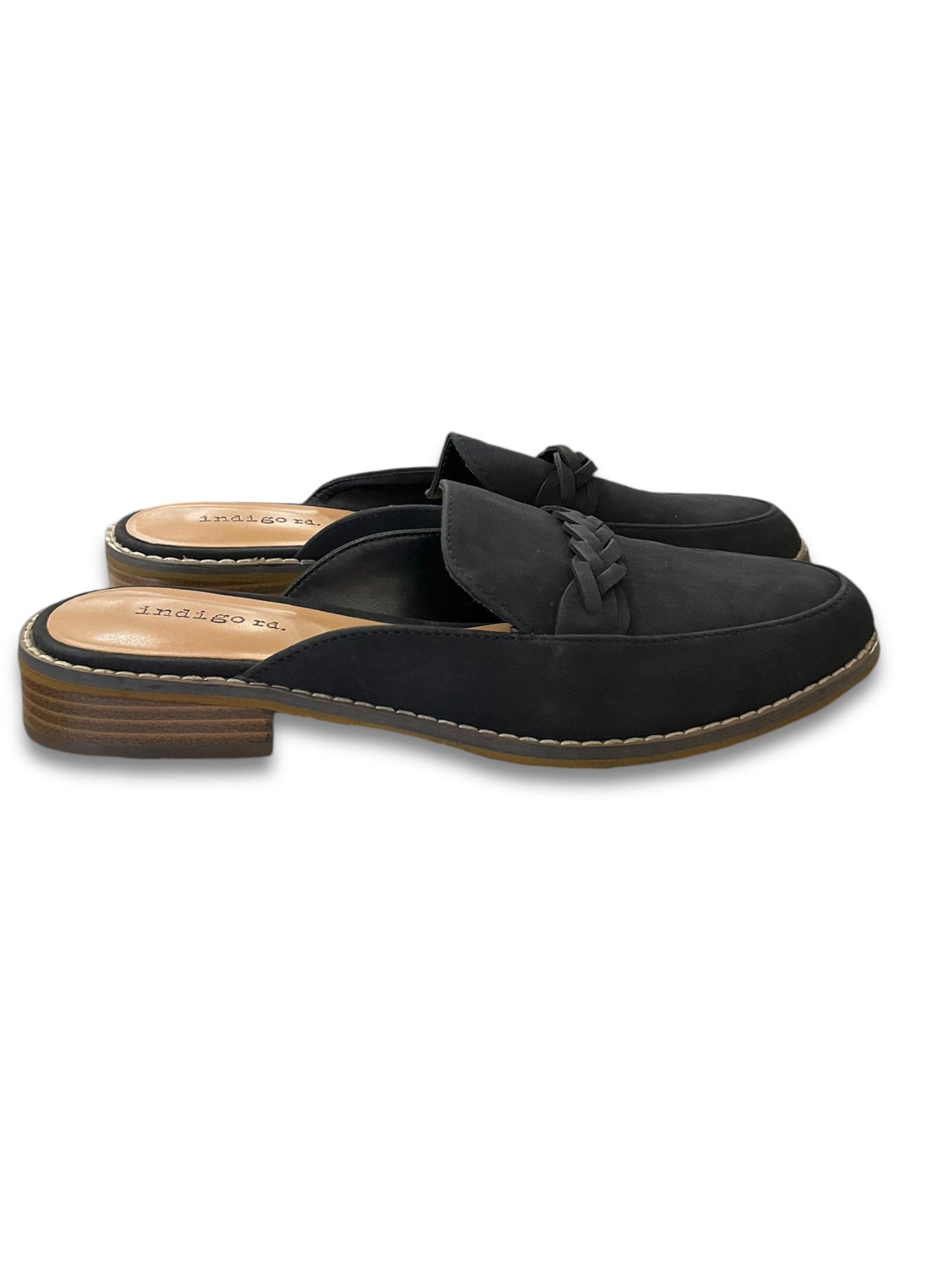 Shoes Flats By Indigo In Black, Size: 6.5