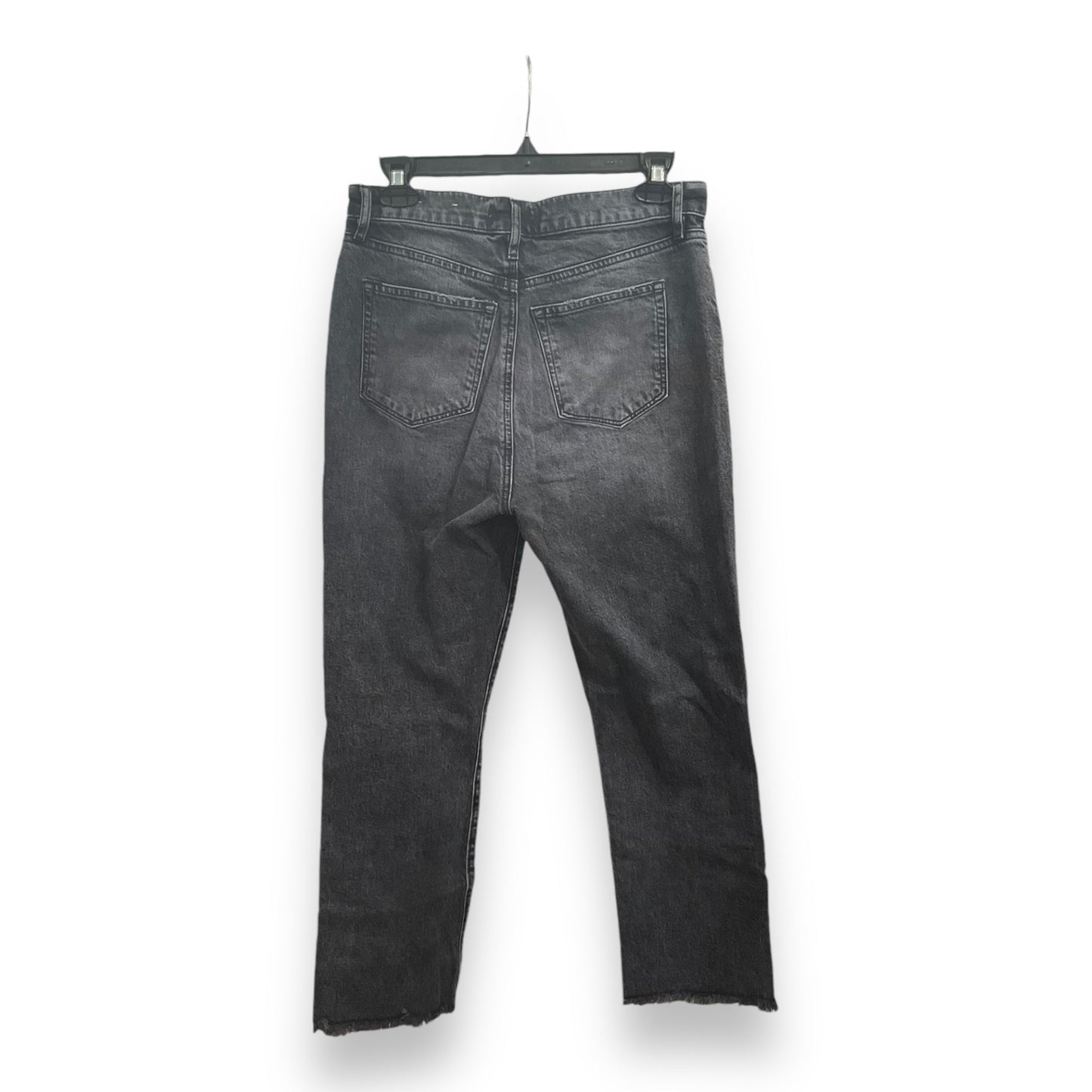 Jeans Straight By Loft In Black, Size: 4