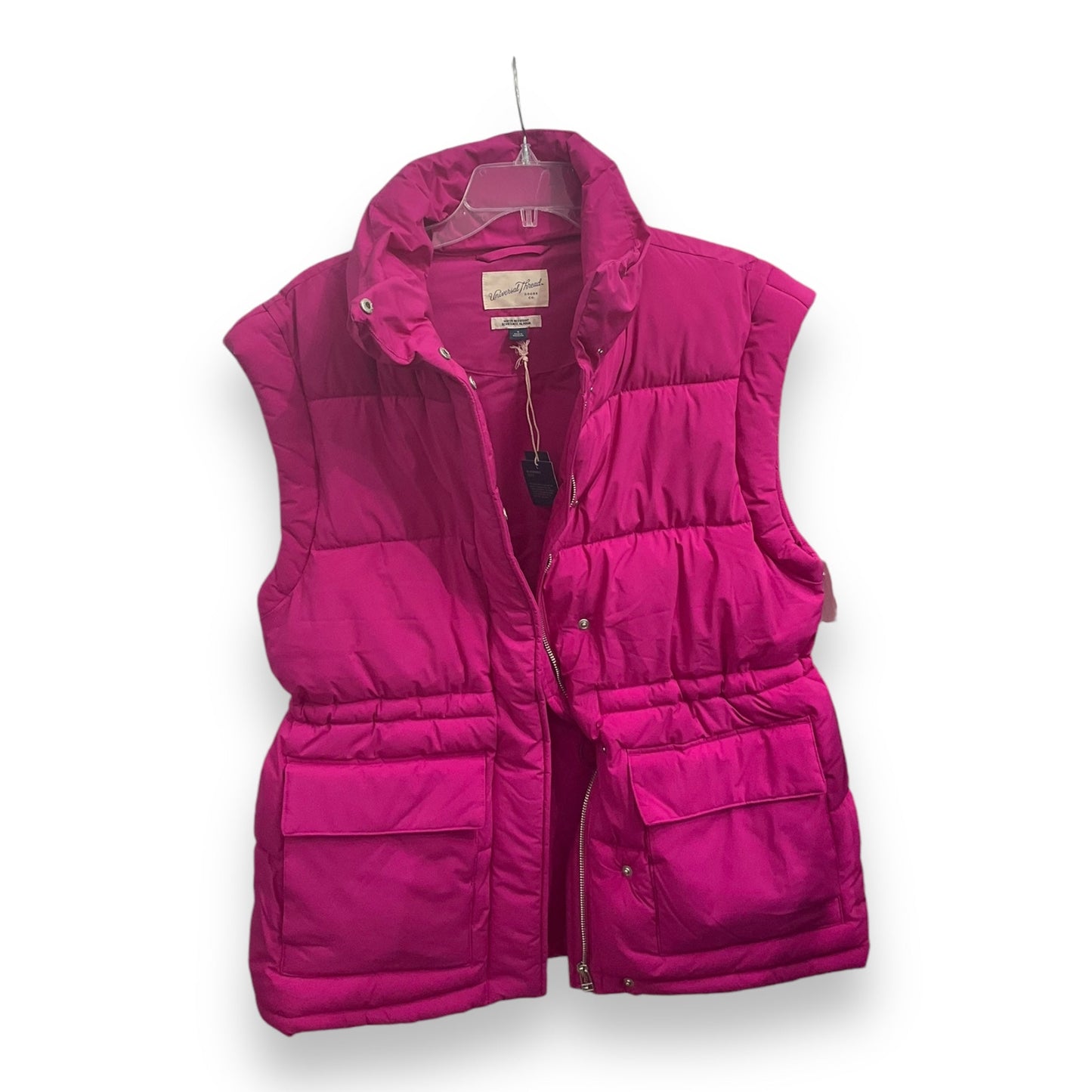 Vest Puffer & Quilted By Universal Thread In Pink, Size: S