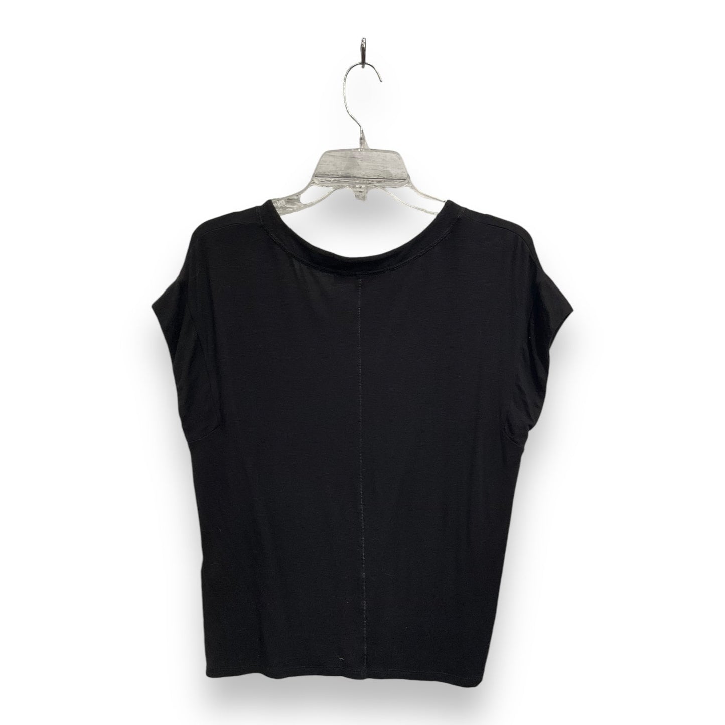 Top Short Sleeve Basic By White House Black Market In Black, Size: S