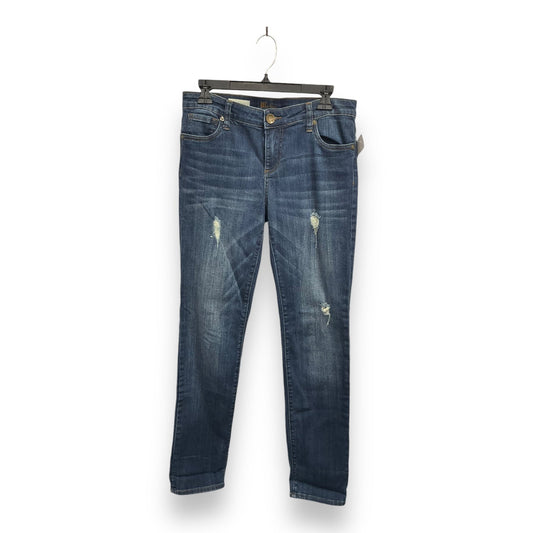 Jeans Straight By Kut In Blue Denim, Size: 6