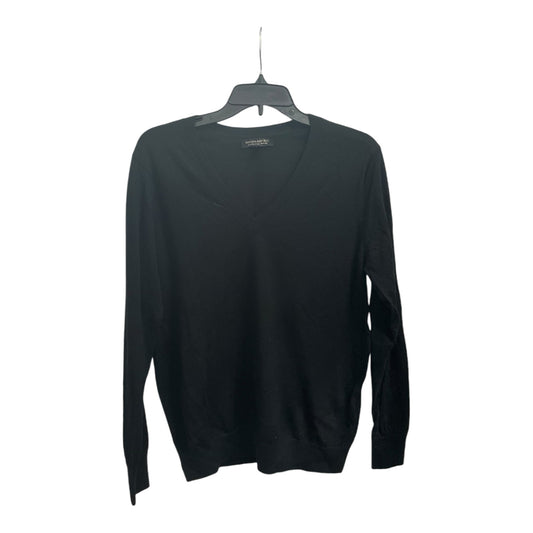 Top Long Sleeve Basic By Banana Republic In Black, Size: L