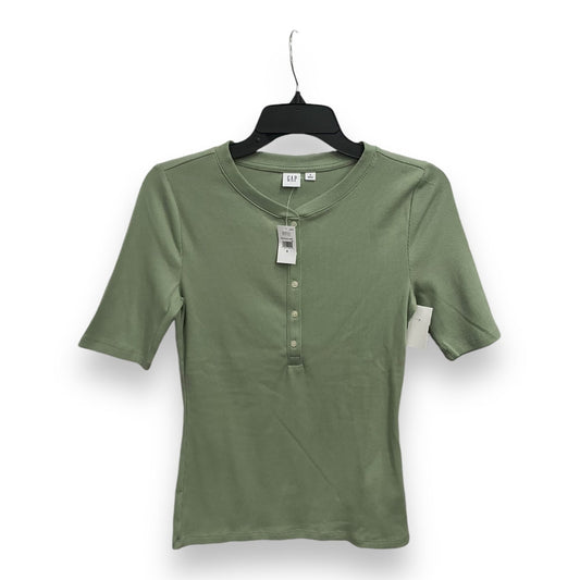 Top Short Sleeve Basic By Gap In Green, Size: S