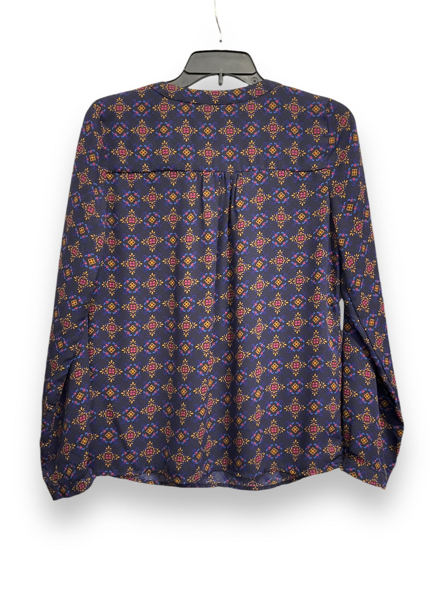 Blouse Long Sleeve By Skies Are Blue In Multi-colored, Size: Xs