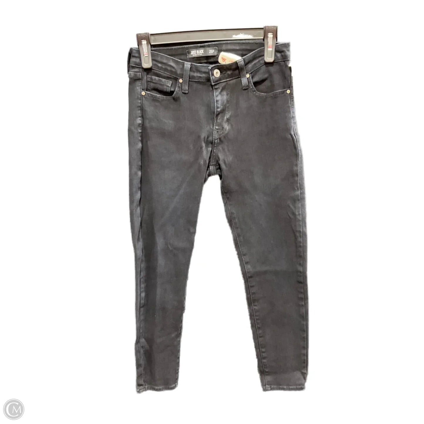 Jeans Straight By Just Black In Black, Size: 2p