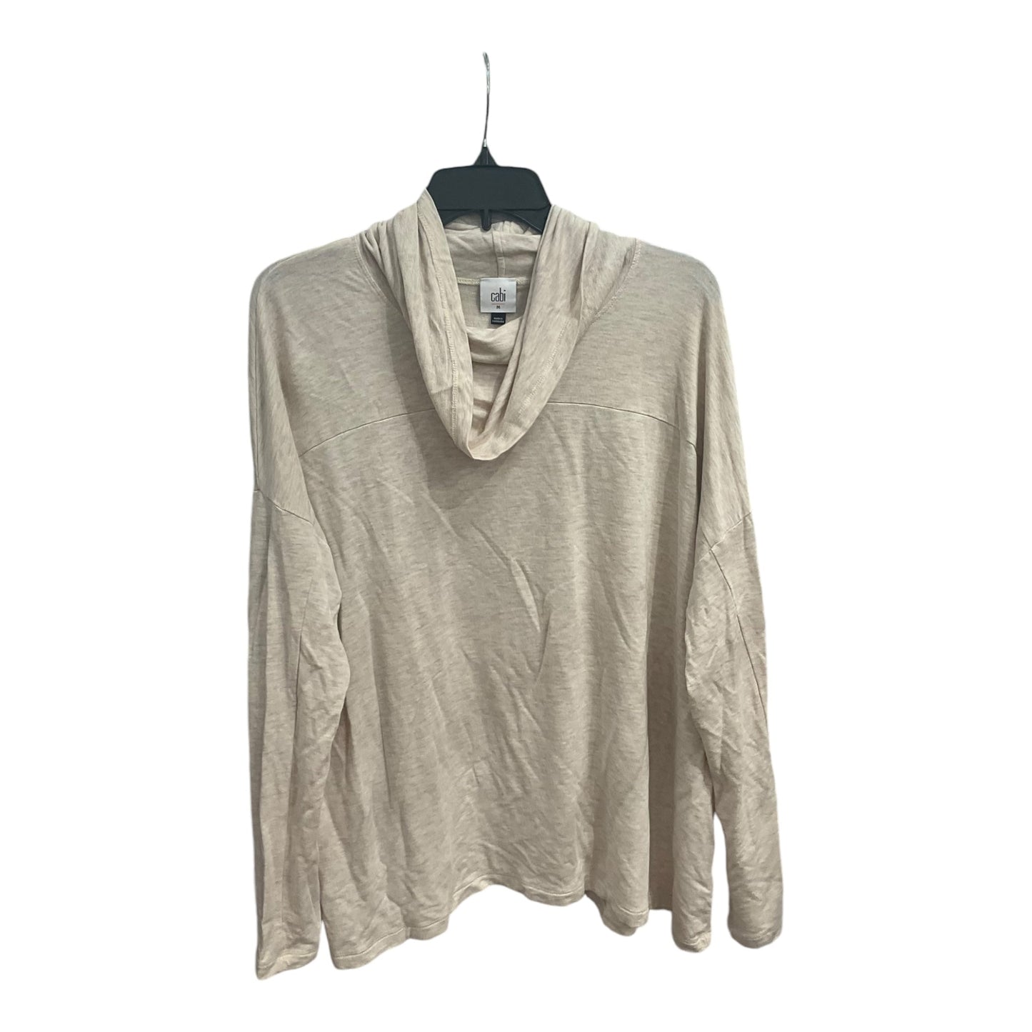 Top Long Sleeve By Cabi In Cream, Size: M