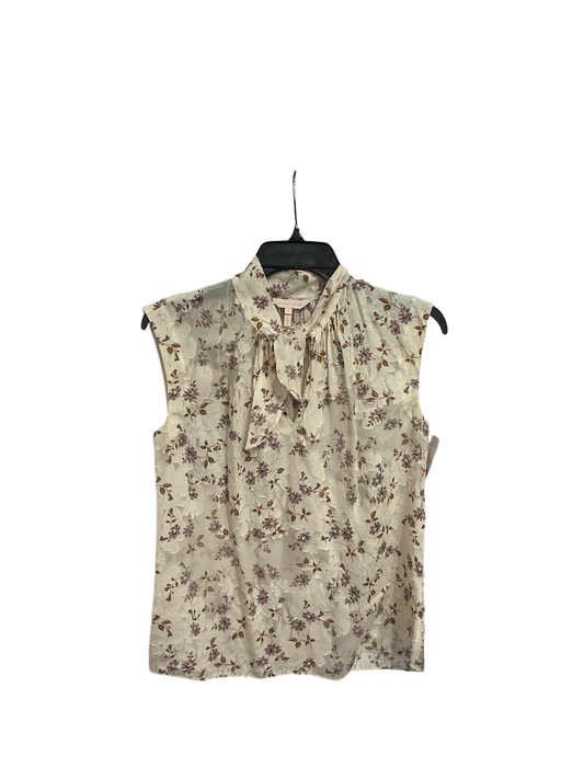 Top Sleeveless By Rebecca Taylor In Floral Print, Size: Xs