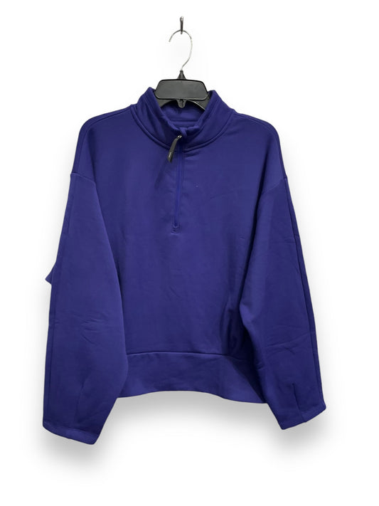 Athletic Sweatshirt Collar By Athleta In Purple, Size: 1x