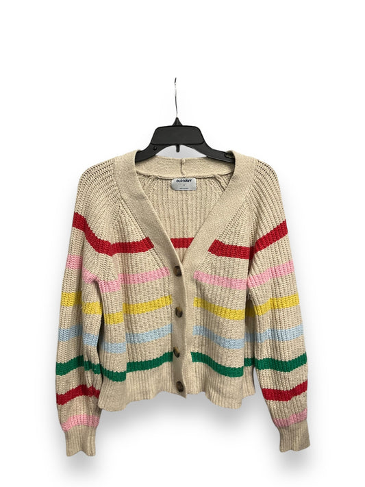 Cardigan By Old Navy In Striped Pattern, Size: M