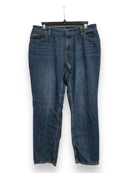 Jeans Straight By J. Jill In Blue Denim, Size: 10