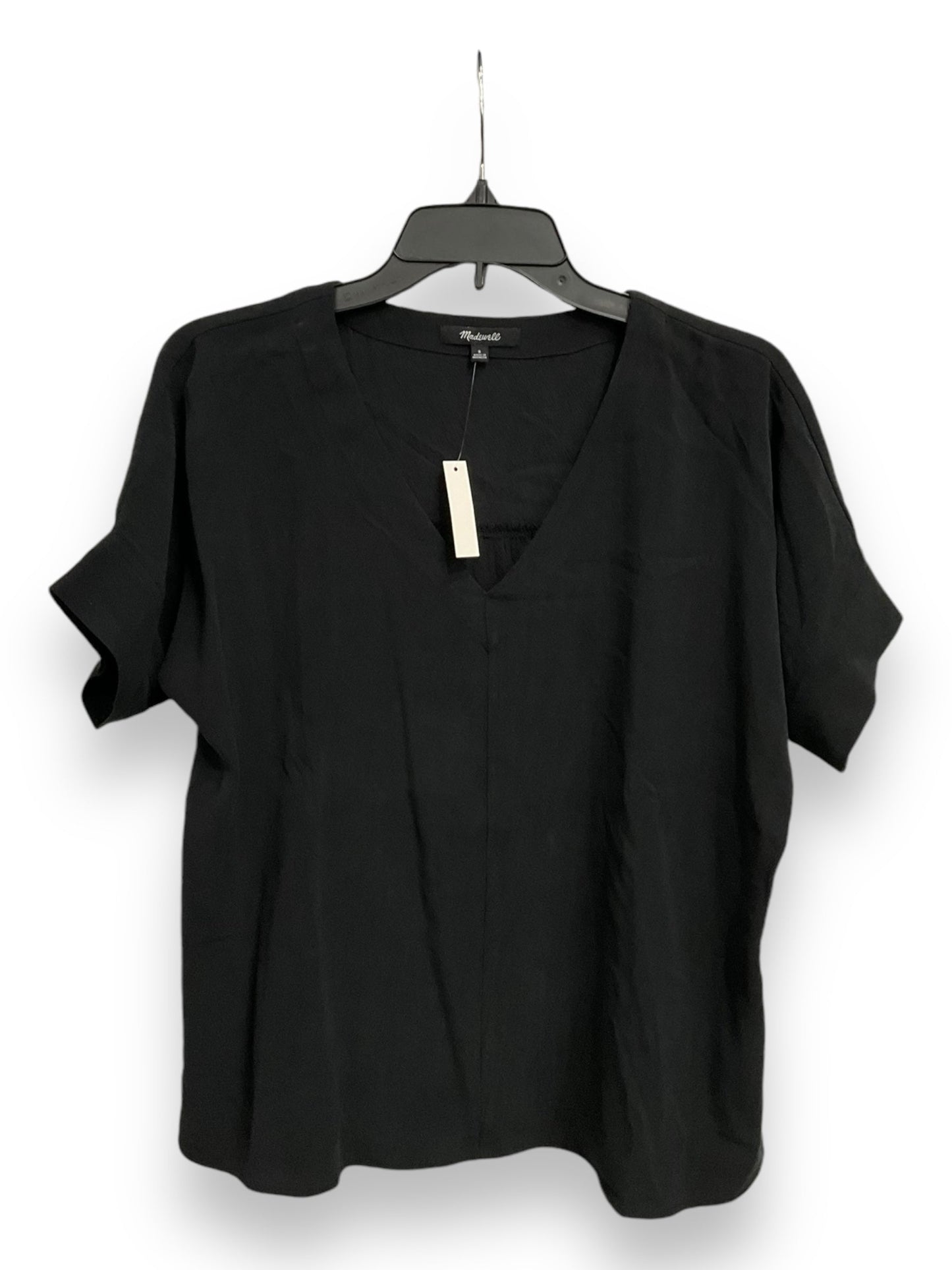 Top Short Sleeve By Madewell In Black, Size: S