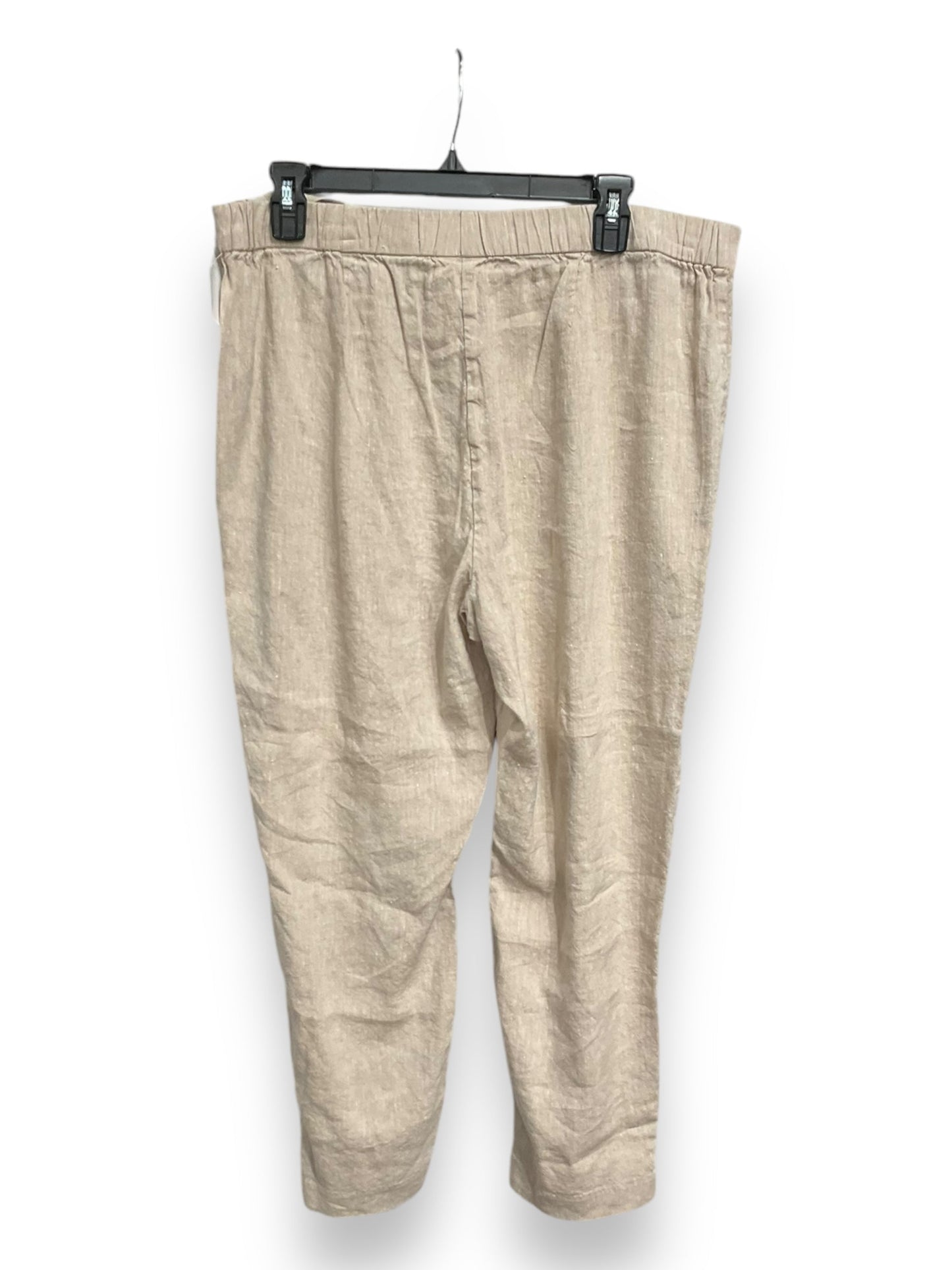 Pants Linen By J. Jill In Brown, Size: L