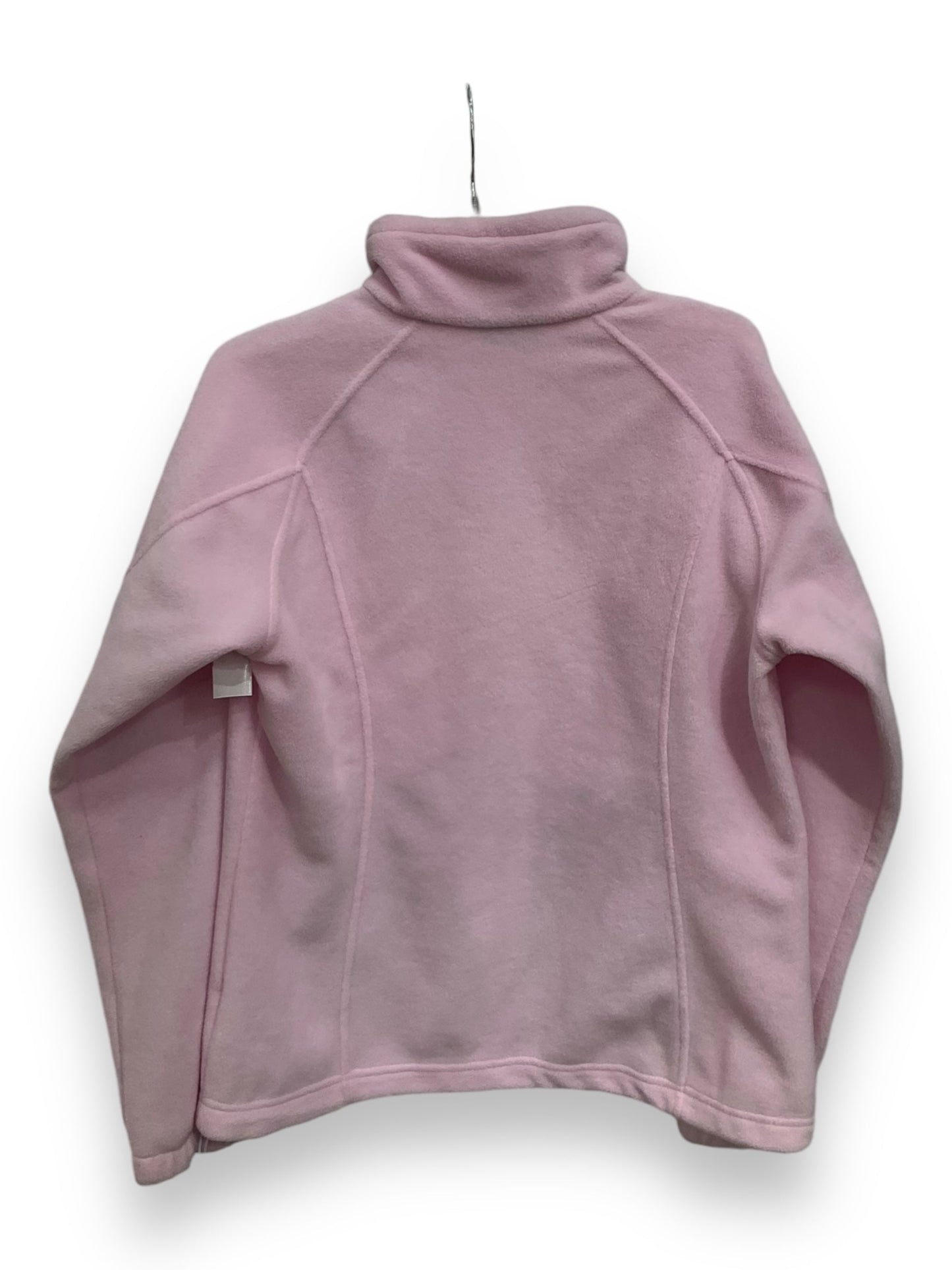 Jacket Fleece By Columbia In Pink, Size: L