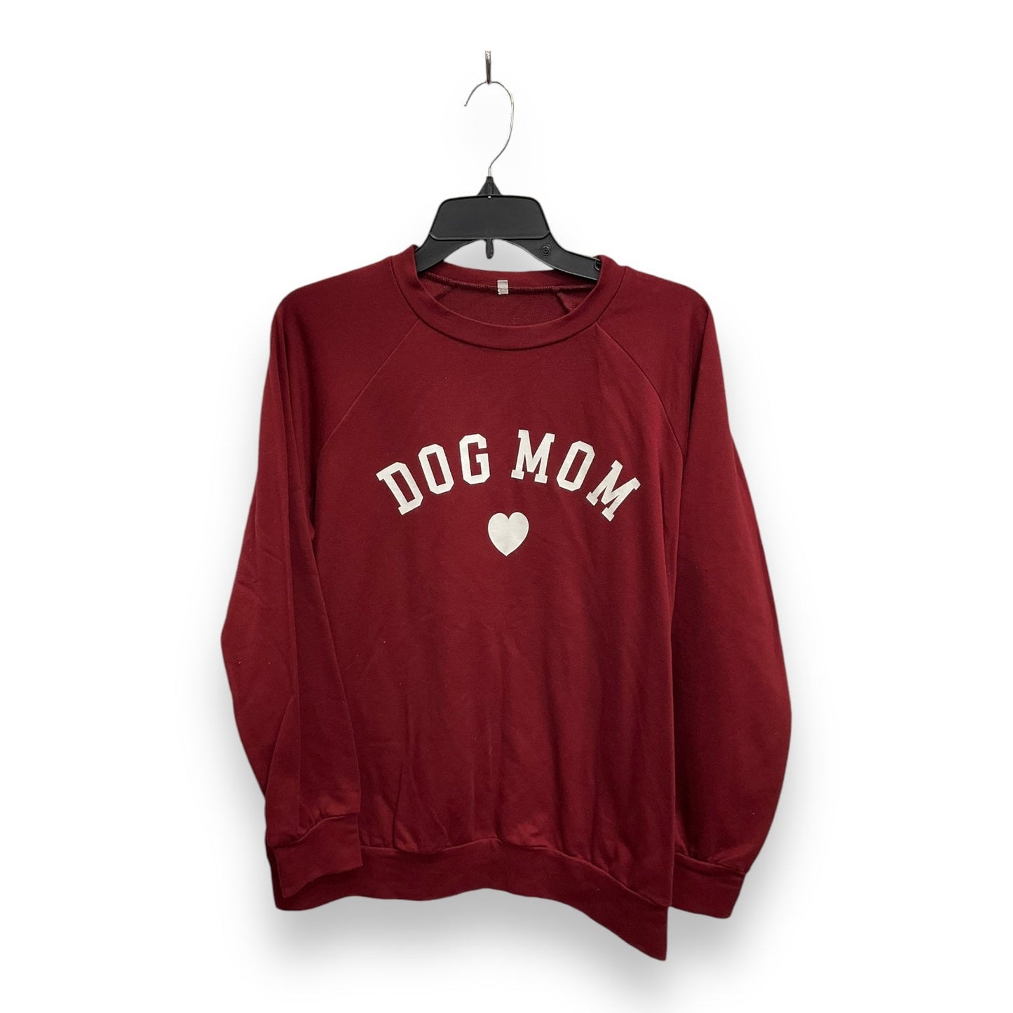 Sweatshirt Crewneck By Clothes Mentor In Red, Size: L