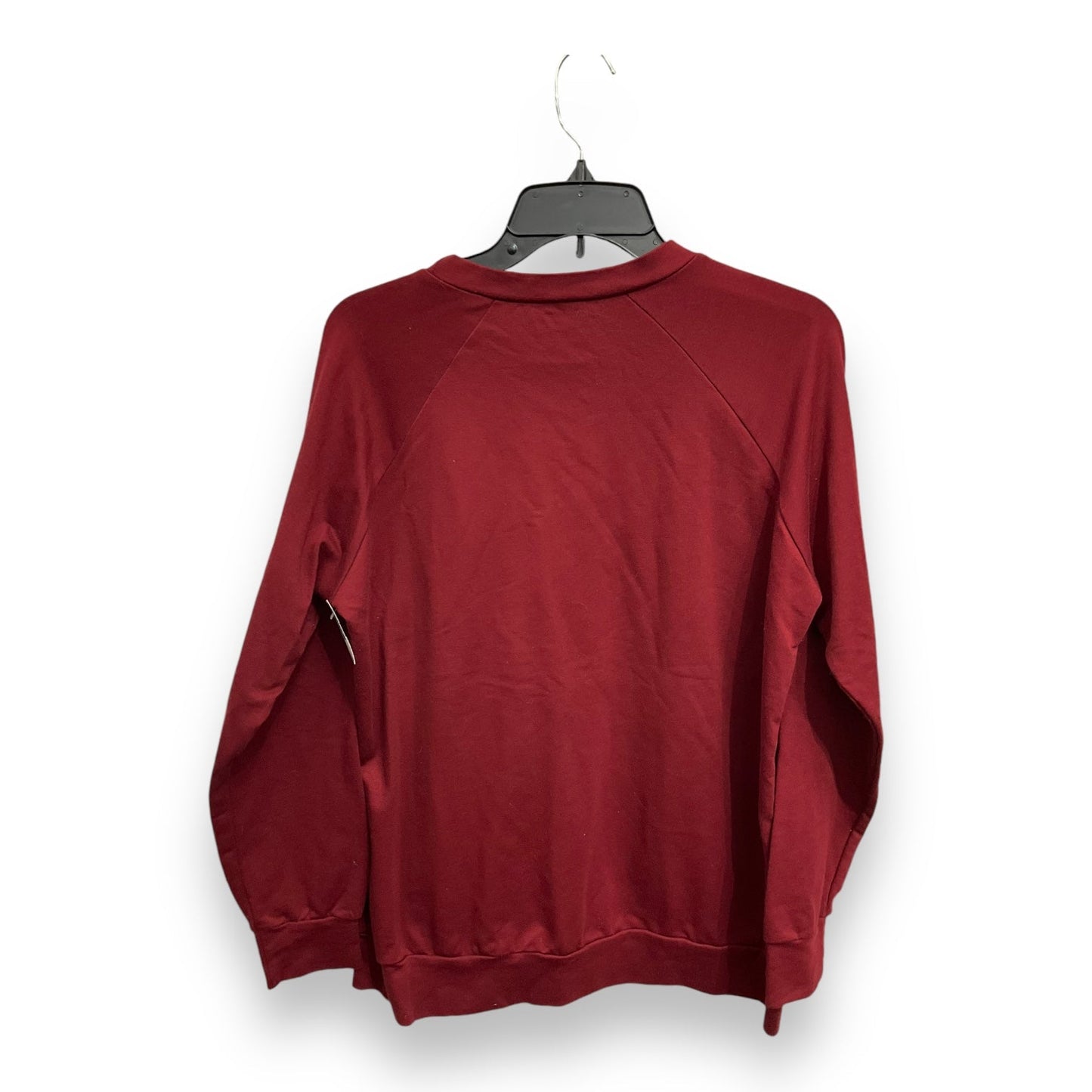 Sweatshirt Crewneck By Clothes Mentor In Red, Size: L