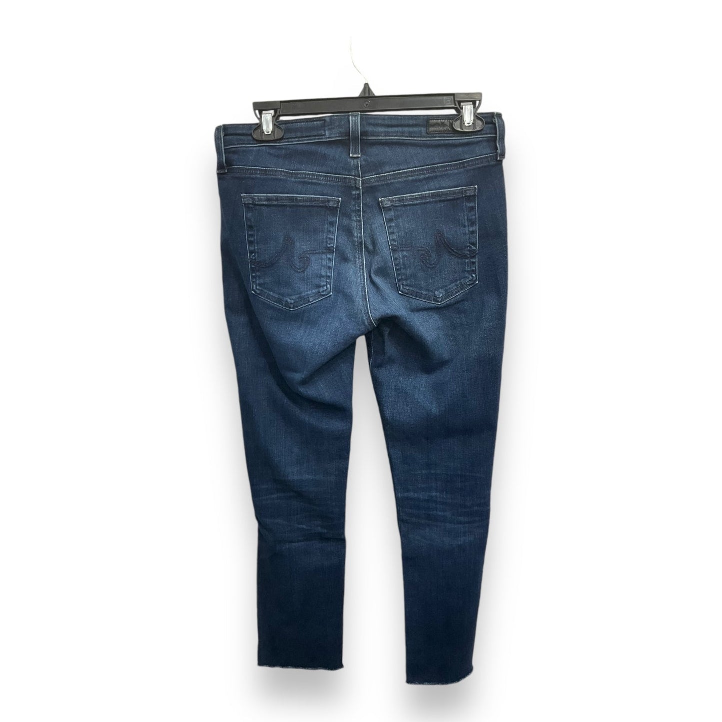 Jeans Skinny By Adriano Goldschmied In Blue Denim, Size: 8