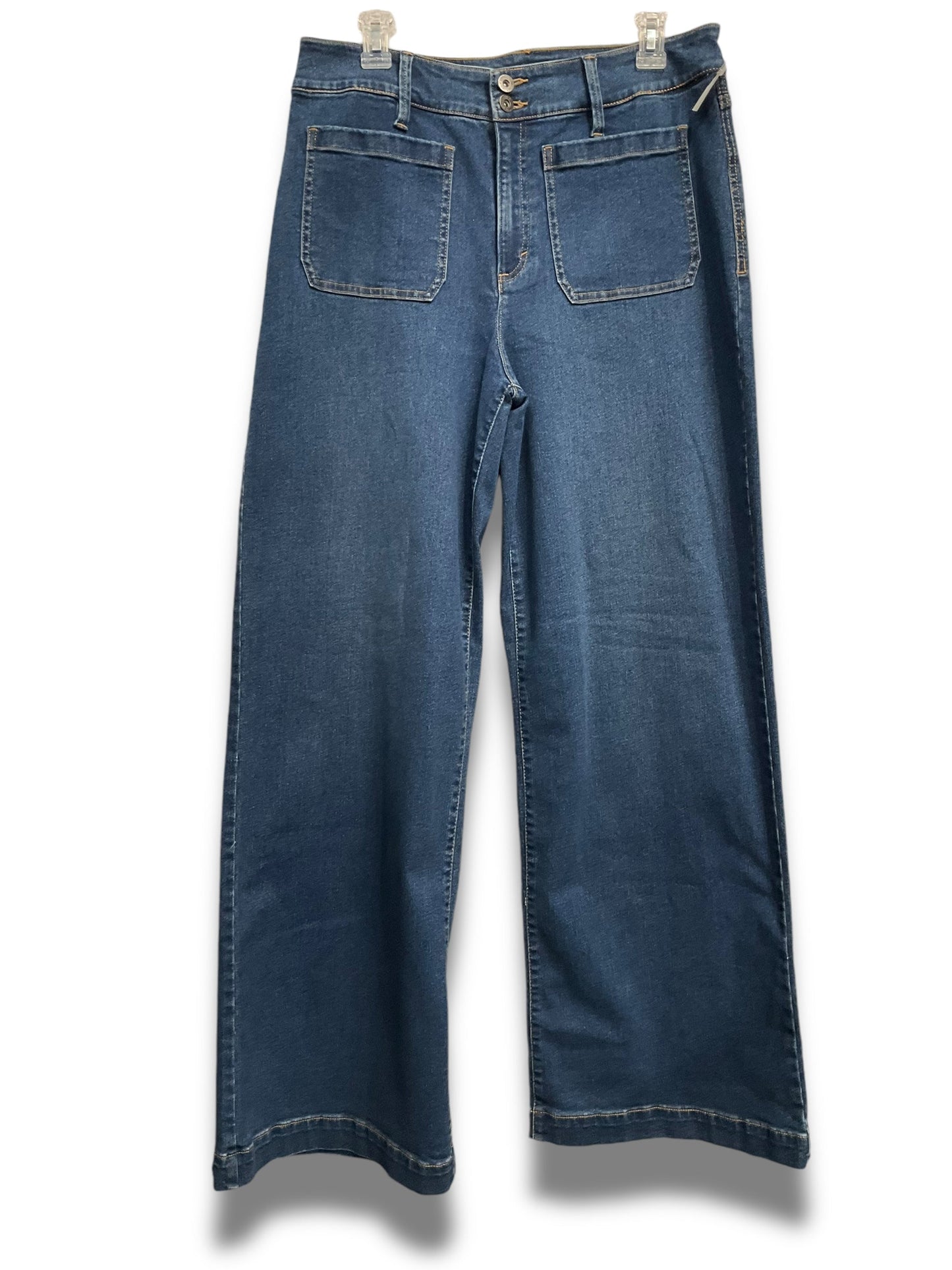 Jeans Wide Leg By Inc In Blue Denim, Size: 14