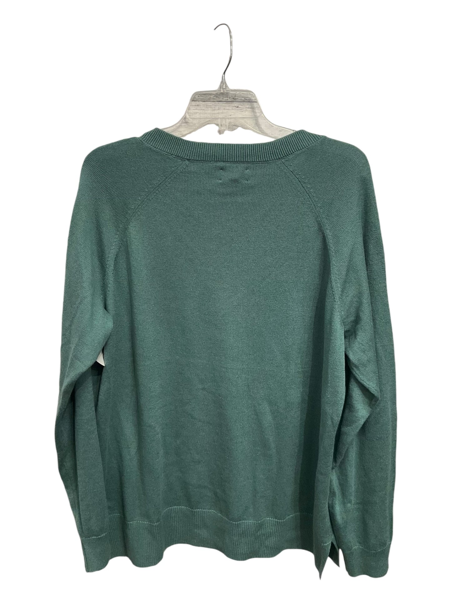 Top Long Sleeve By Lucky Brand In Teal, Size: L