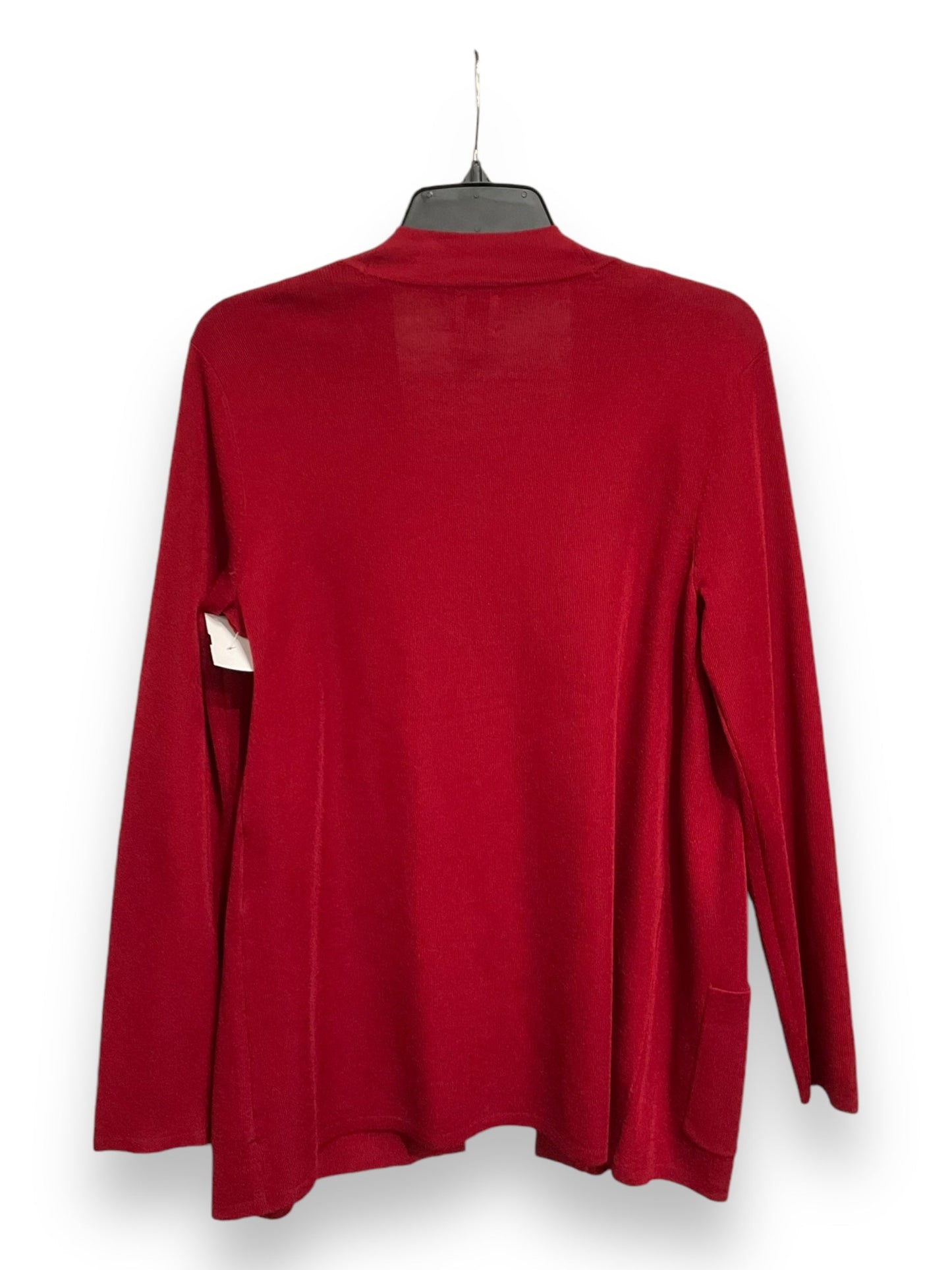 Cardigan By Anne Klein In Red, Size: S