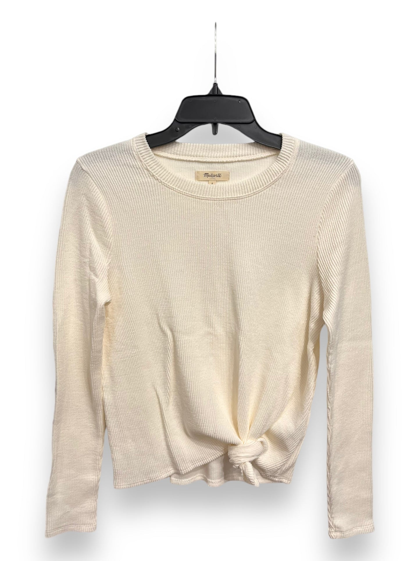 Top Long Sleeve Basic By Madewell In Cream, Size: S