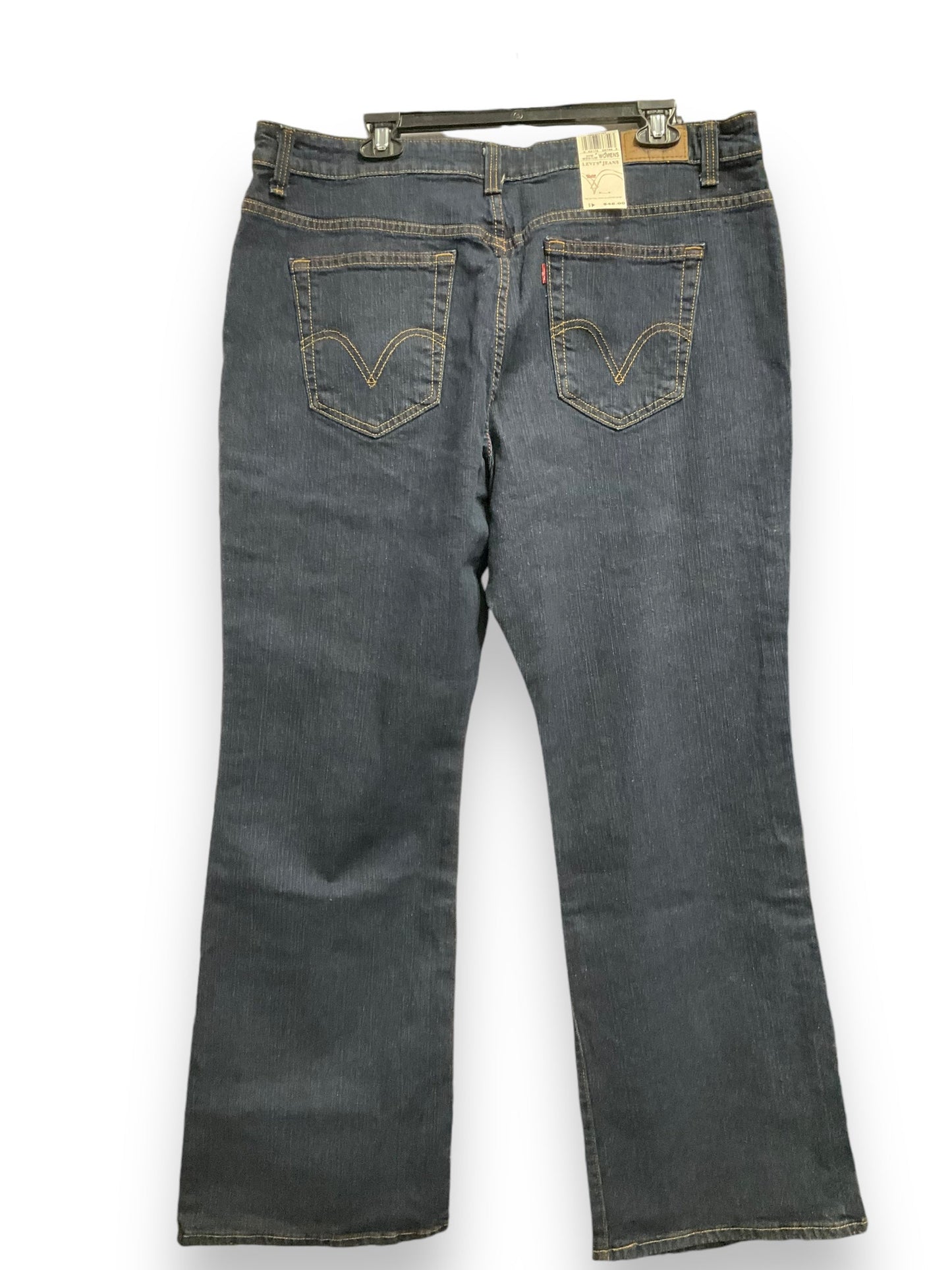 Jeans Boot Cut By Levis In Blue Denim, Size: 20