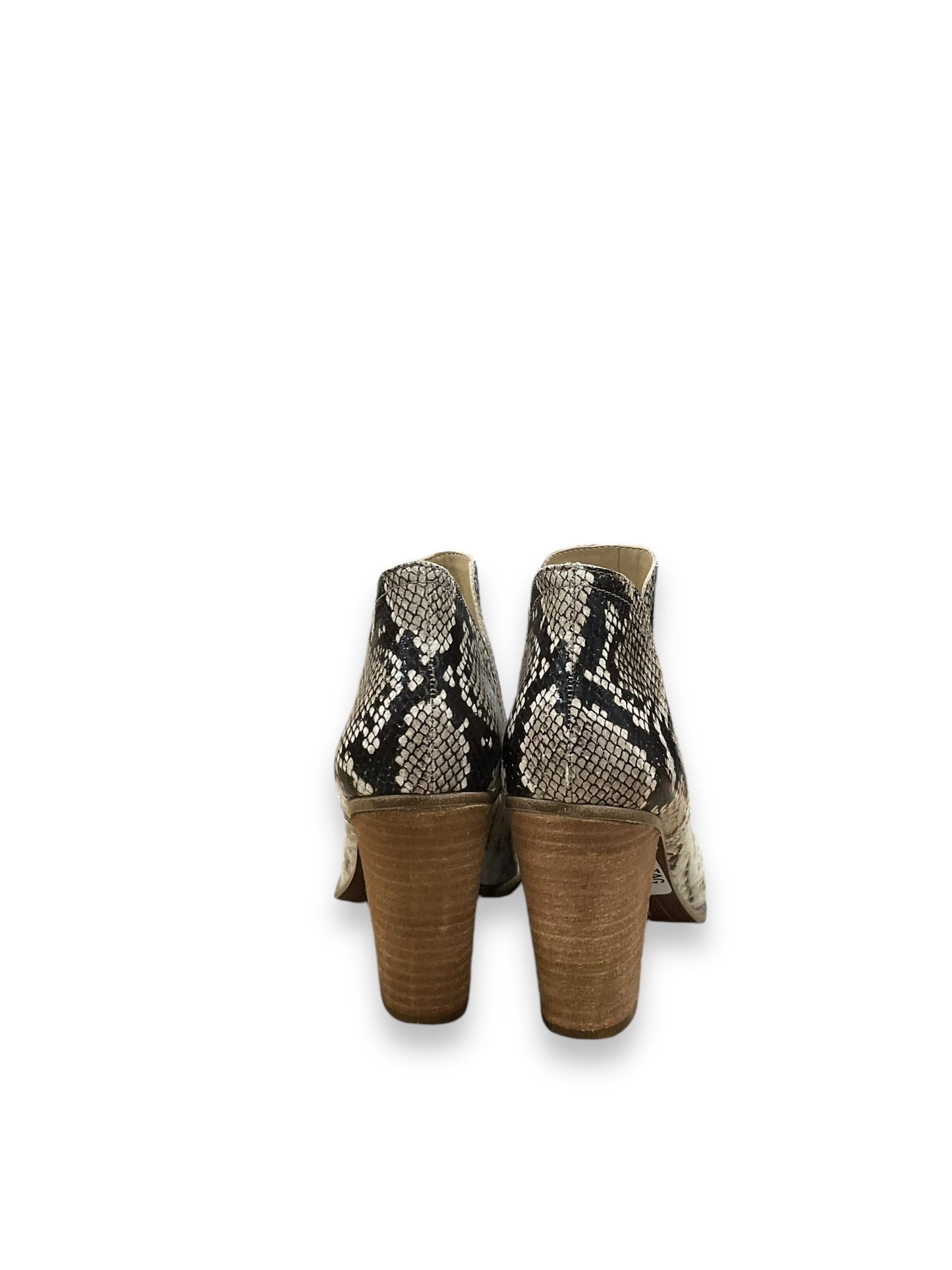 Boots Ankle Heels By Vince Camuto In Snakeskin Print, Size: 8.5