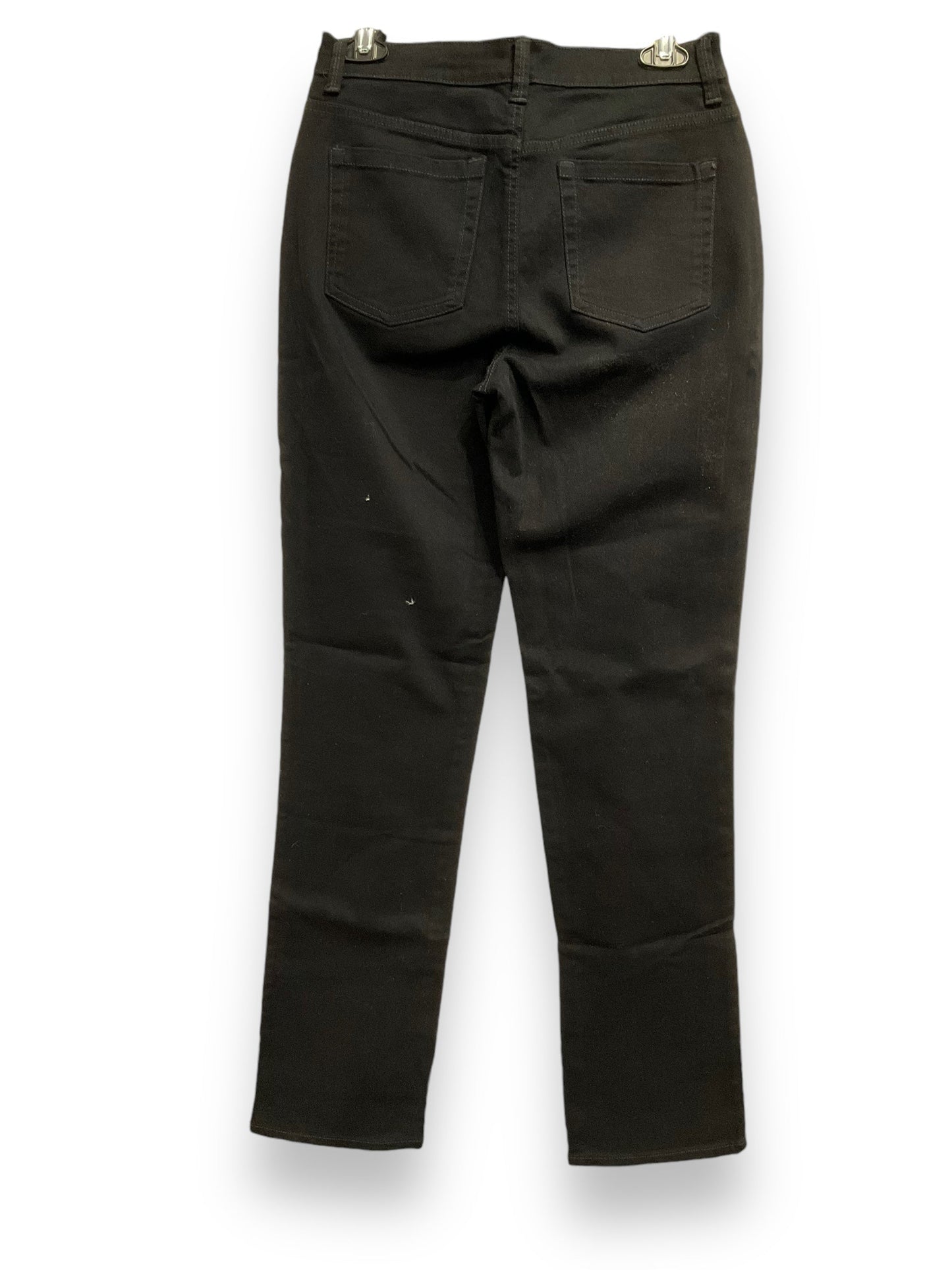 Jeans Straight By Gloria Vanderbilt In Black, Size: 4