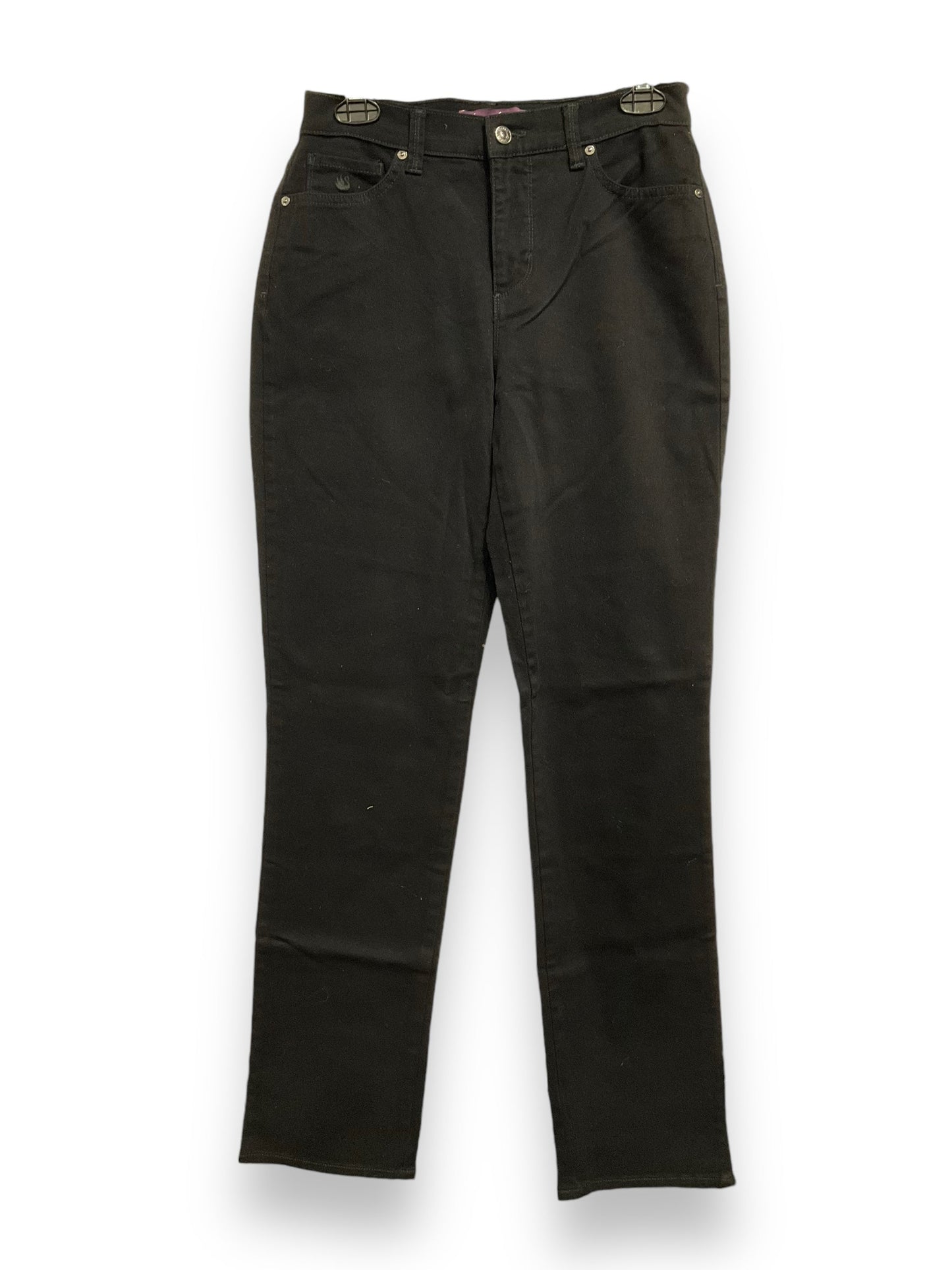 Jeans Straight By Gloria Vanderbilt In Black, Size: 4