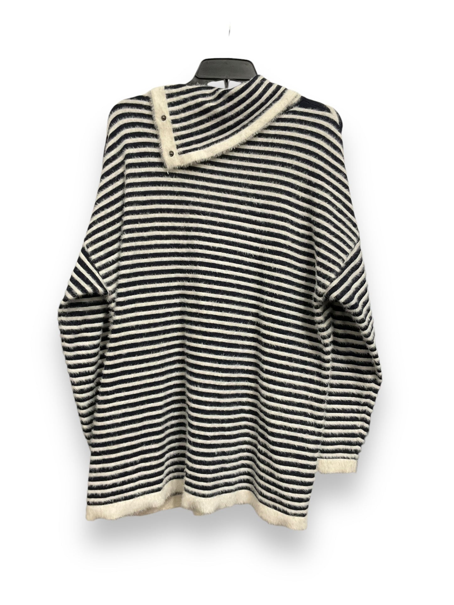 Sweater By Zenergy By Chicos In Striped Pattern, Size: Xl