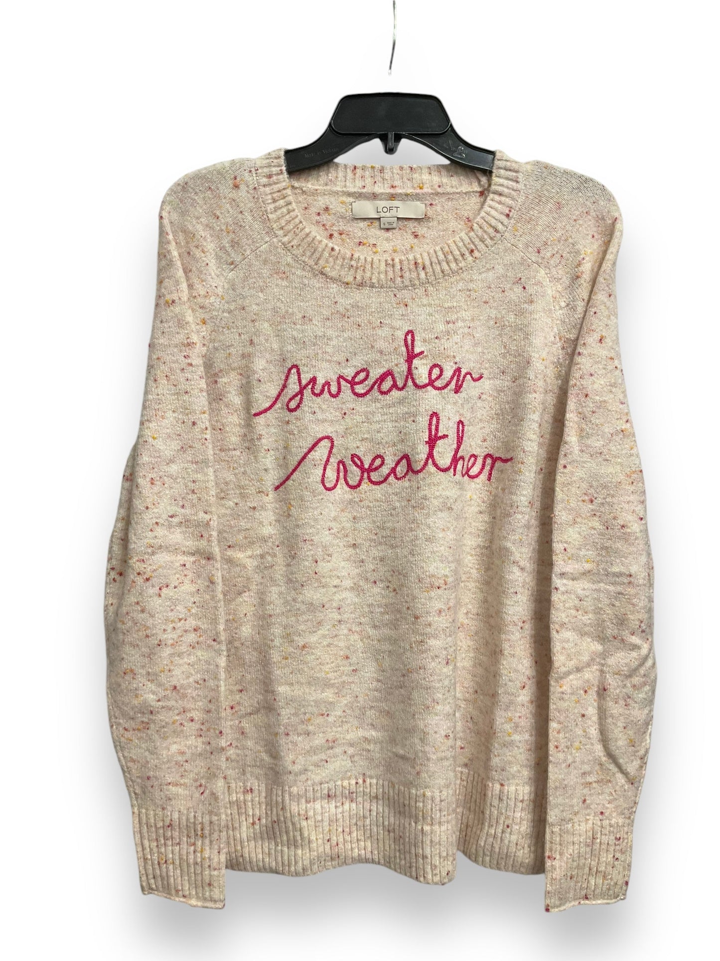 Sweater By Loft In Pink, Size: S