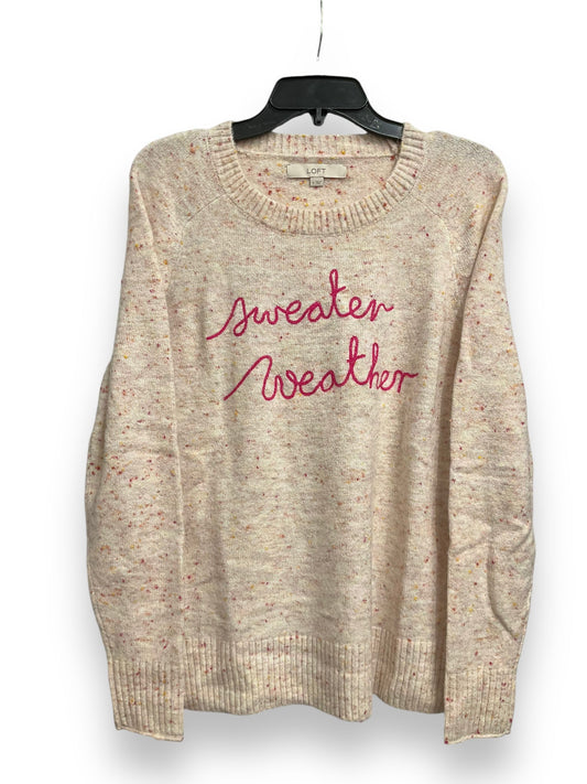 Sweater By Loft In Pink, Size: S