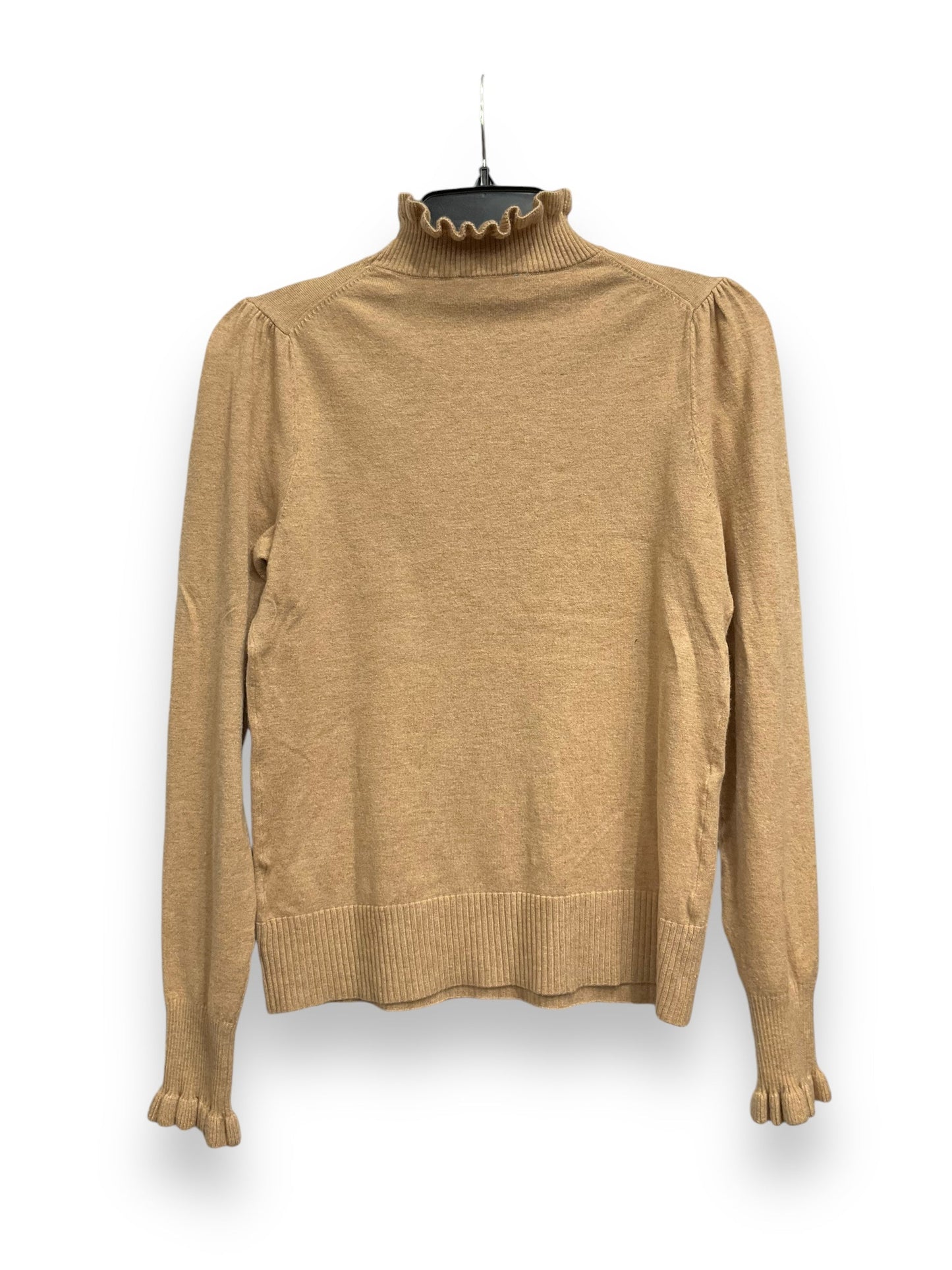 Top Long Sleeve Basic By Cece In Brown, Size: S