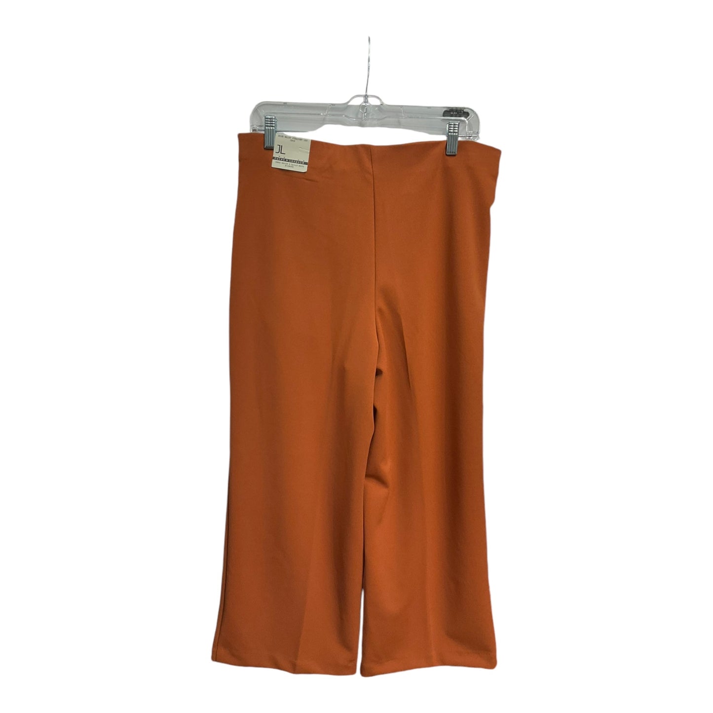 Pants Wide Leg By Jules & Leopold In Orange, Size: L