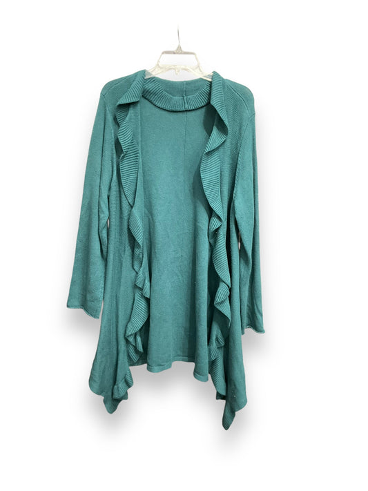 Cardigan By J. Jill In Green, Size: L