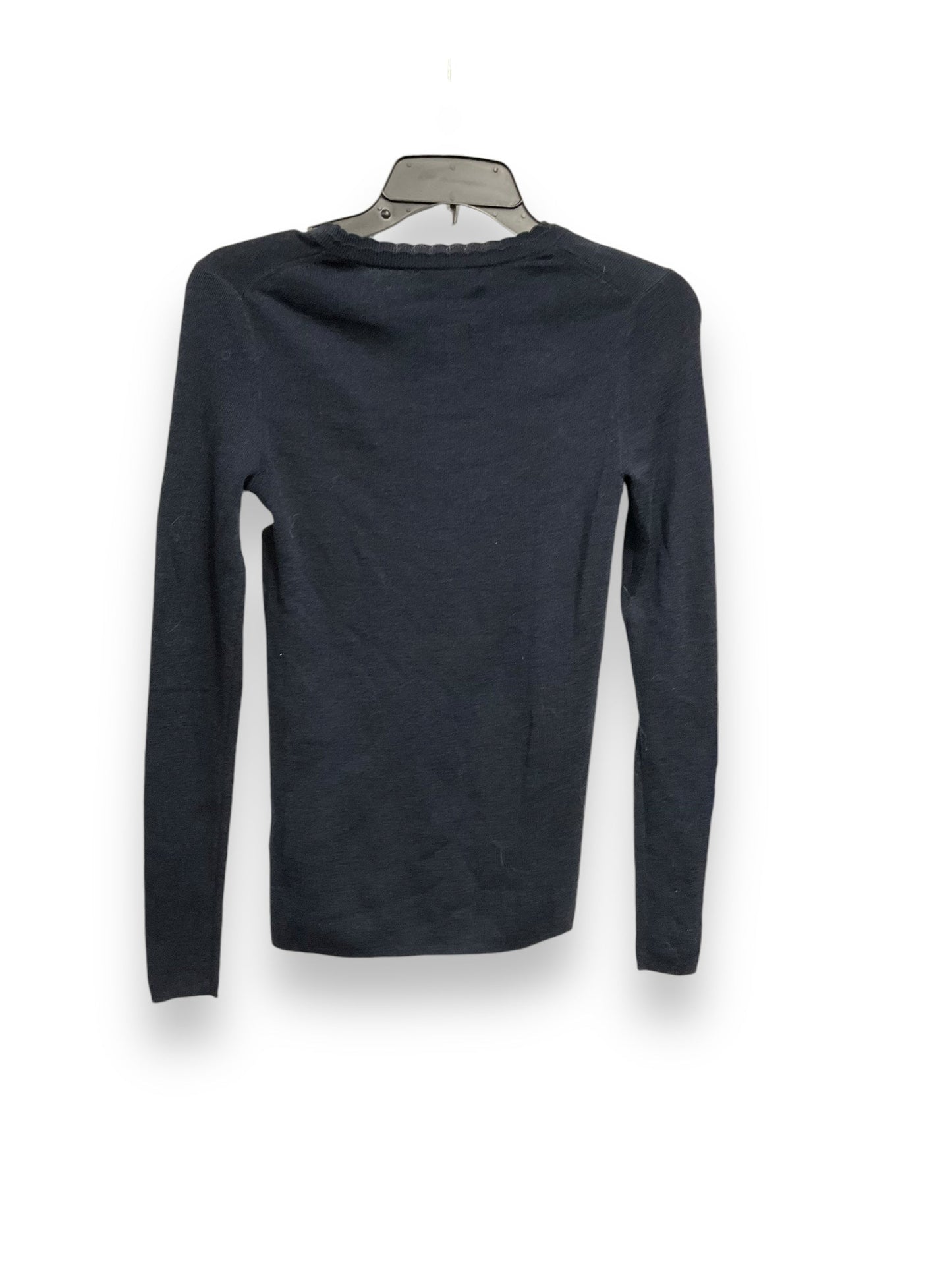 Top Long Sleeve Basic By Banana Republic In Navy, Size: S