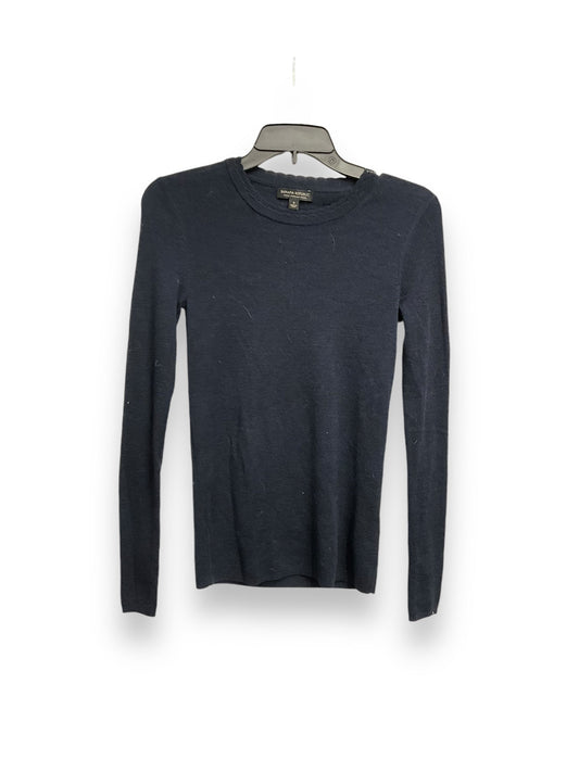 Top Long Sleeve Basic By Banana Republic In Navy, Size: S