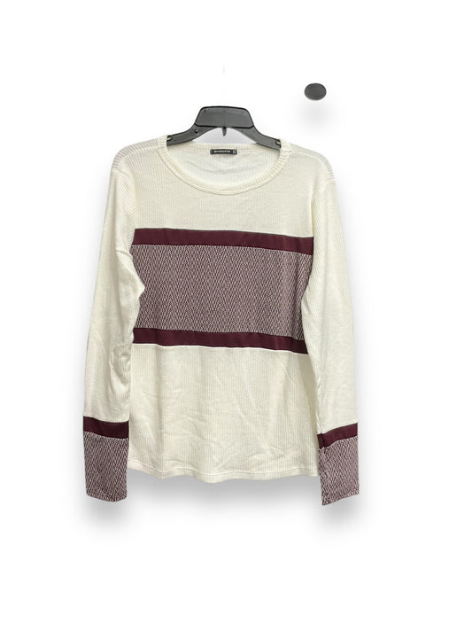 Top Long Sleeve By Staccato In Multi-colored, Size: L