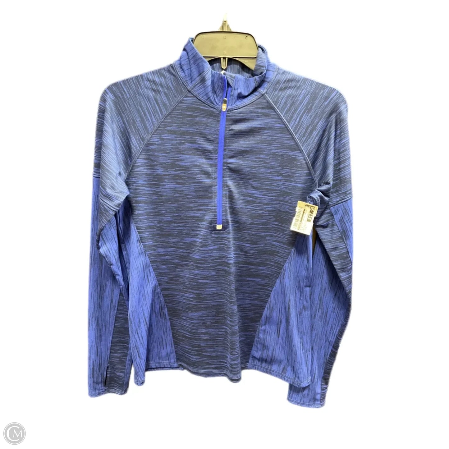 Athletic Top Long Sleeve Collar By Athleta In Blue, Size: S