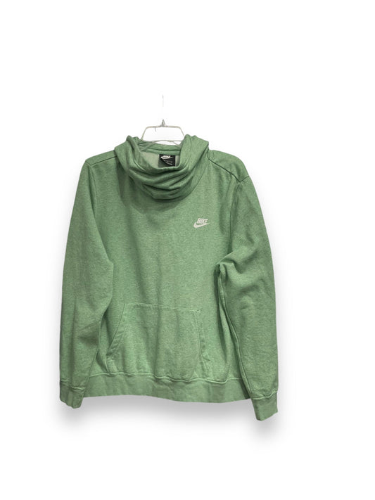 Sweatshirt Hoodie By Nike Apparel In Green, Size: Xl