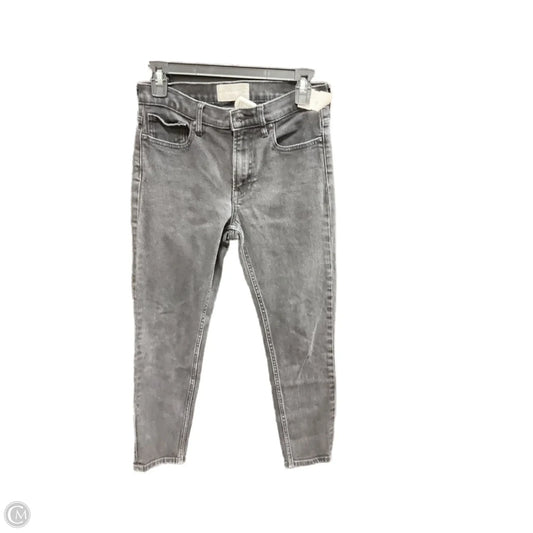 Jeans Straight By Everlane In Black Denim, Size: 4