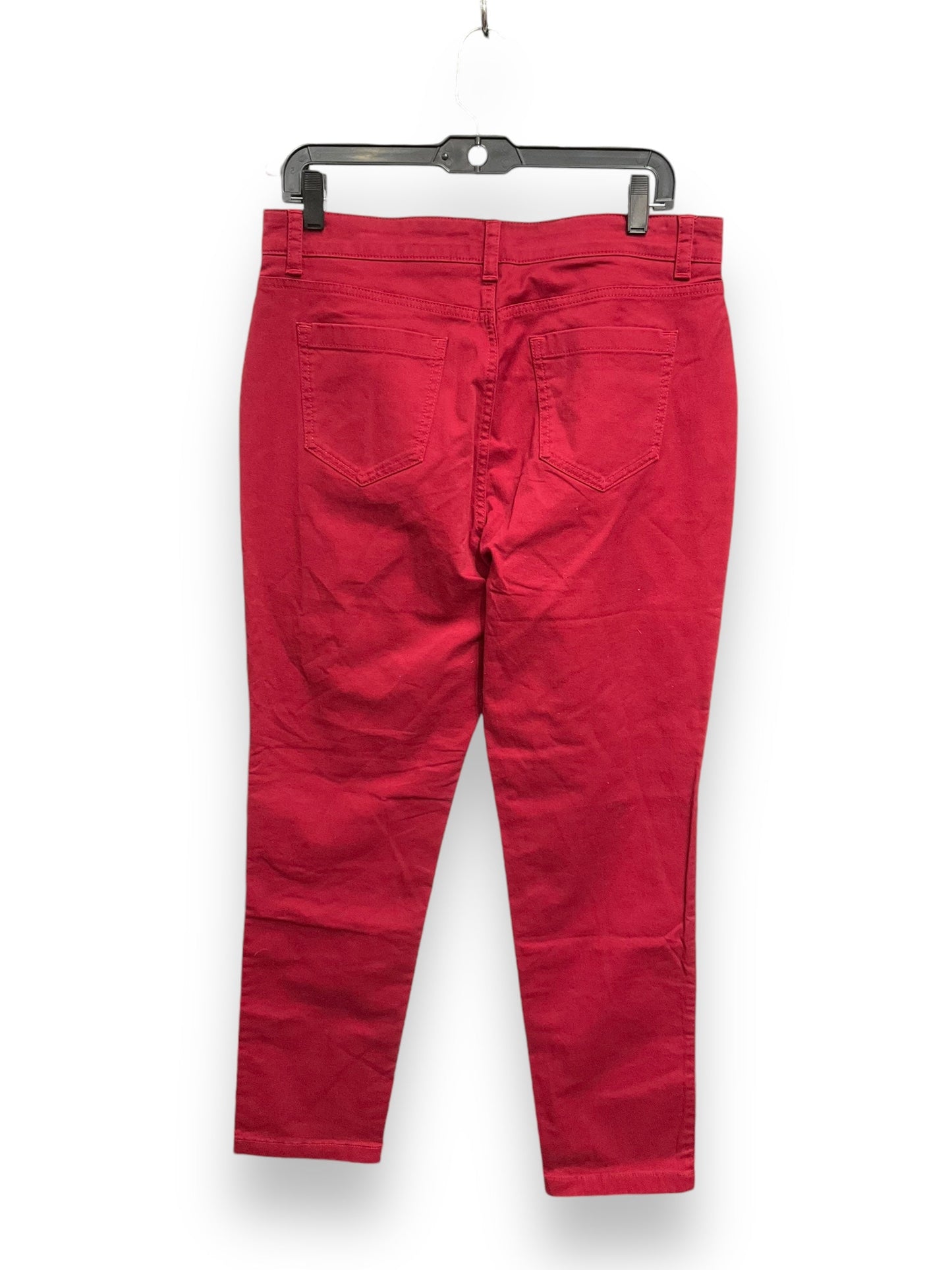 Jeans Skinny By Brooks Brothers In Red, Size: 10