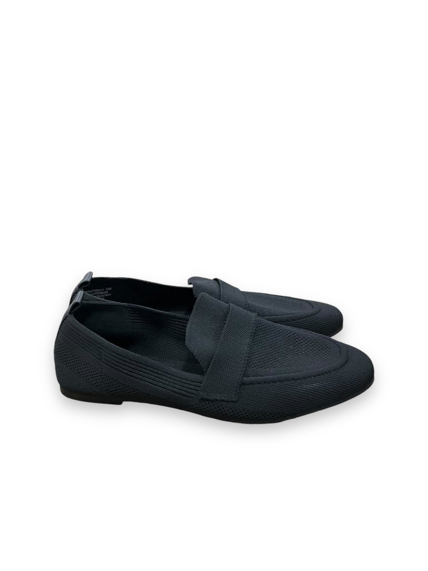 Shoes Flats By Clothes Mentor In Black, Size: 10