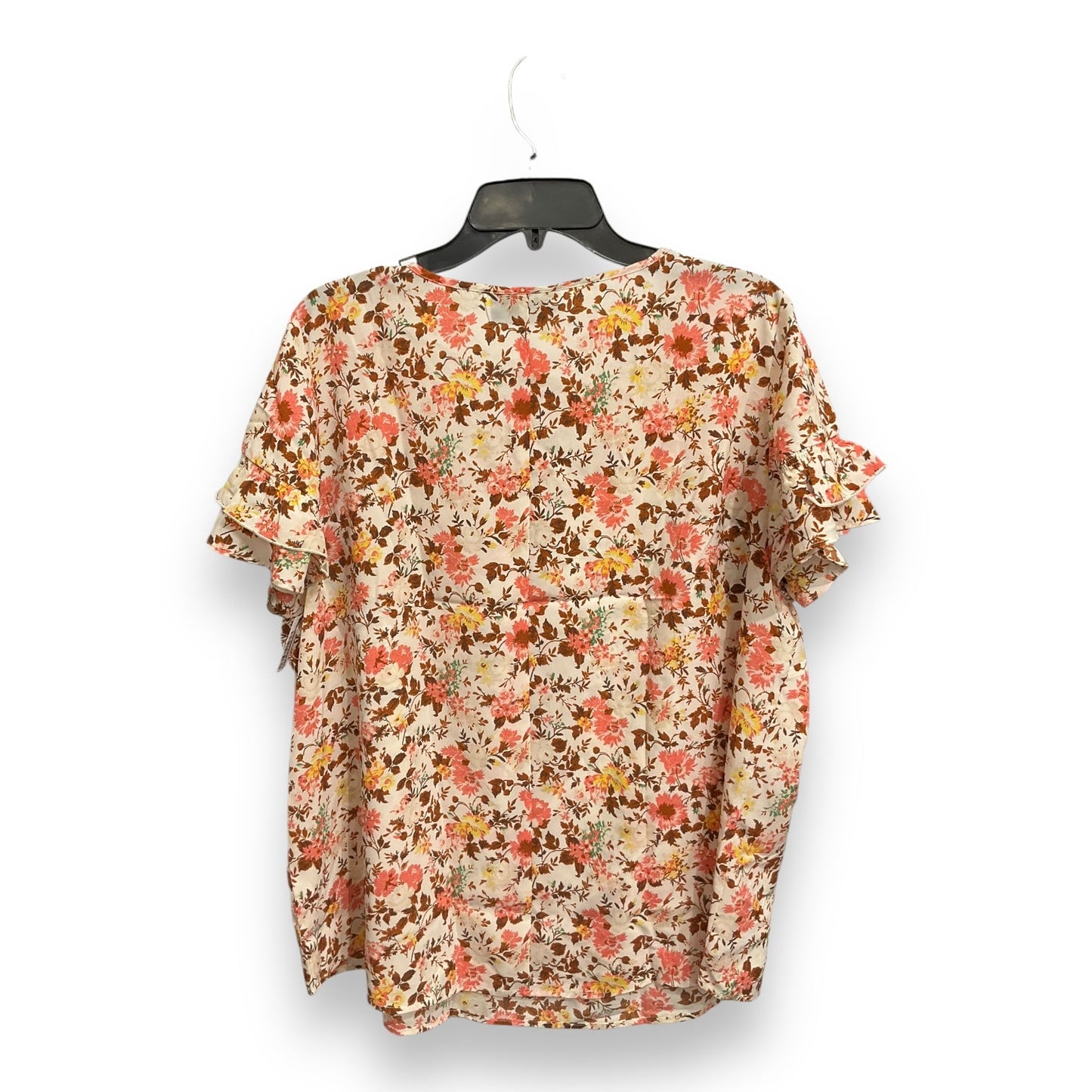 Top Short Sleeve By Lane Bryant In Multi-colored, Size: Xl