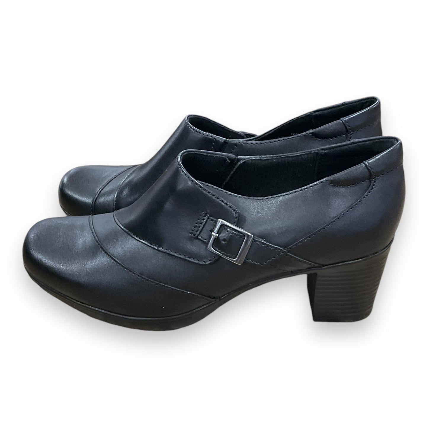 Shoes Heels Block By Clarks In Black, Size: 8.5