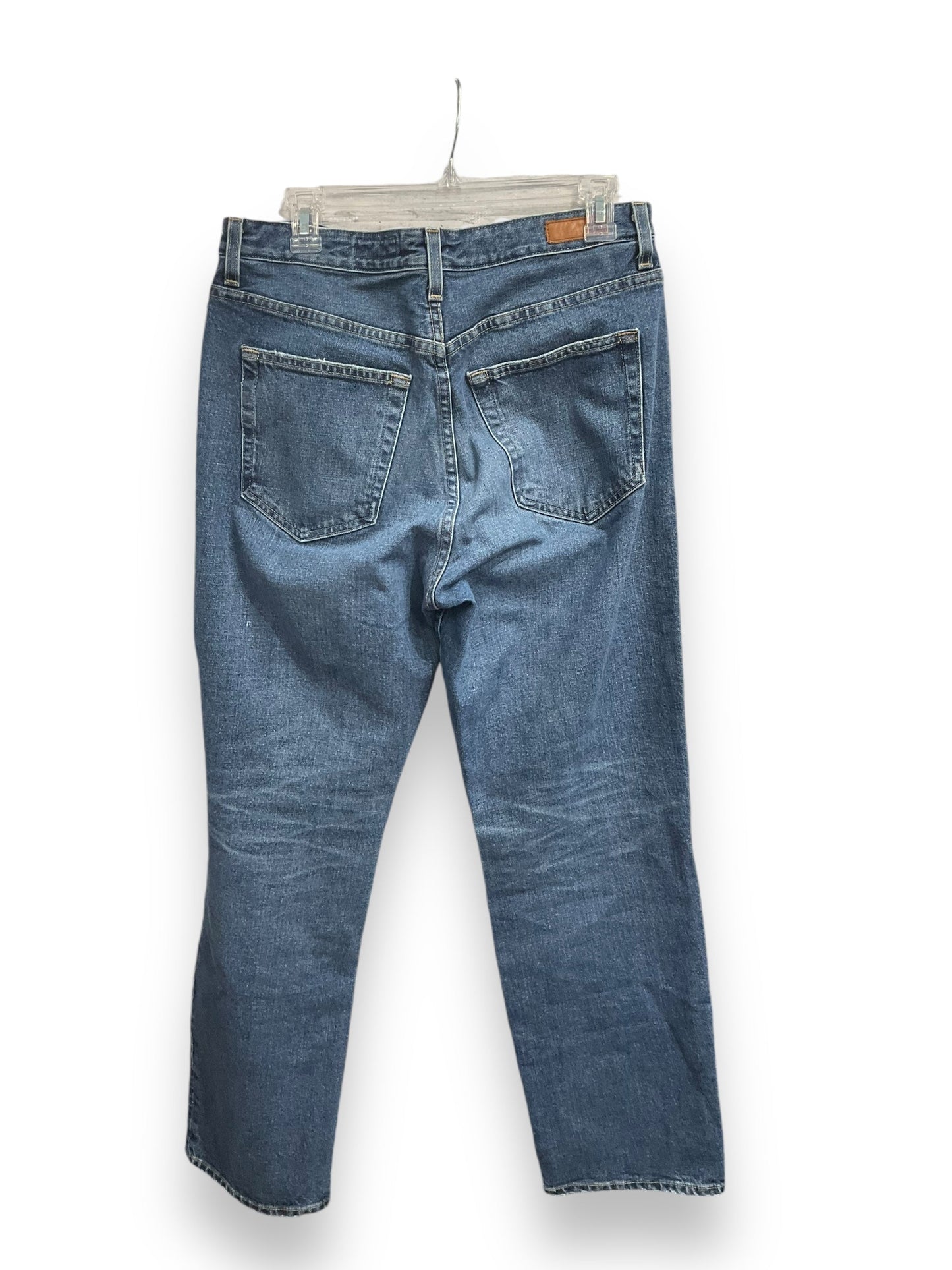 Jeans Straight By Adriano Goldschmied In Blue Denim, Size: 12