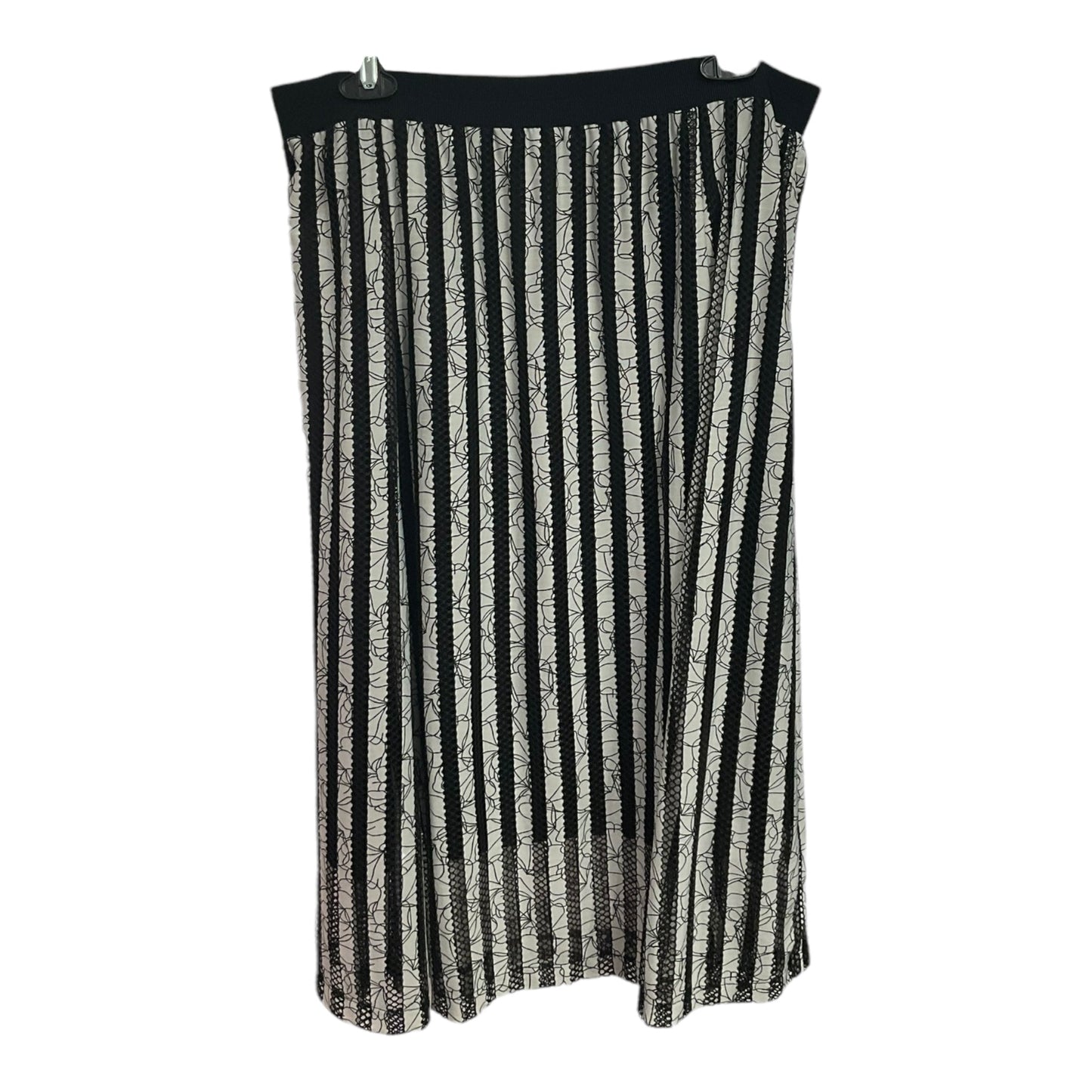 Skirt Maxi By Alfani In Black & White, Size: Xl