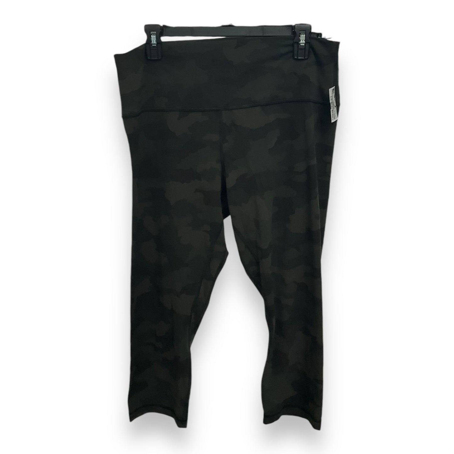 Athletic Leggings By Lululemon In Camouflage Print, Size: 1x