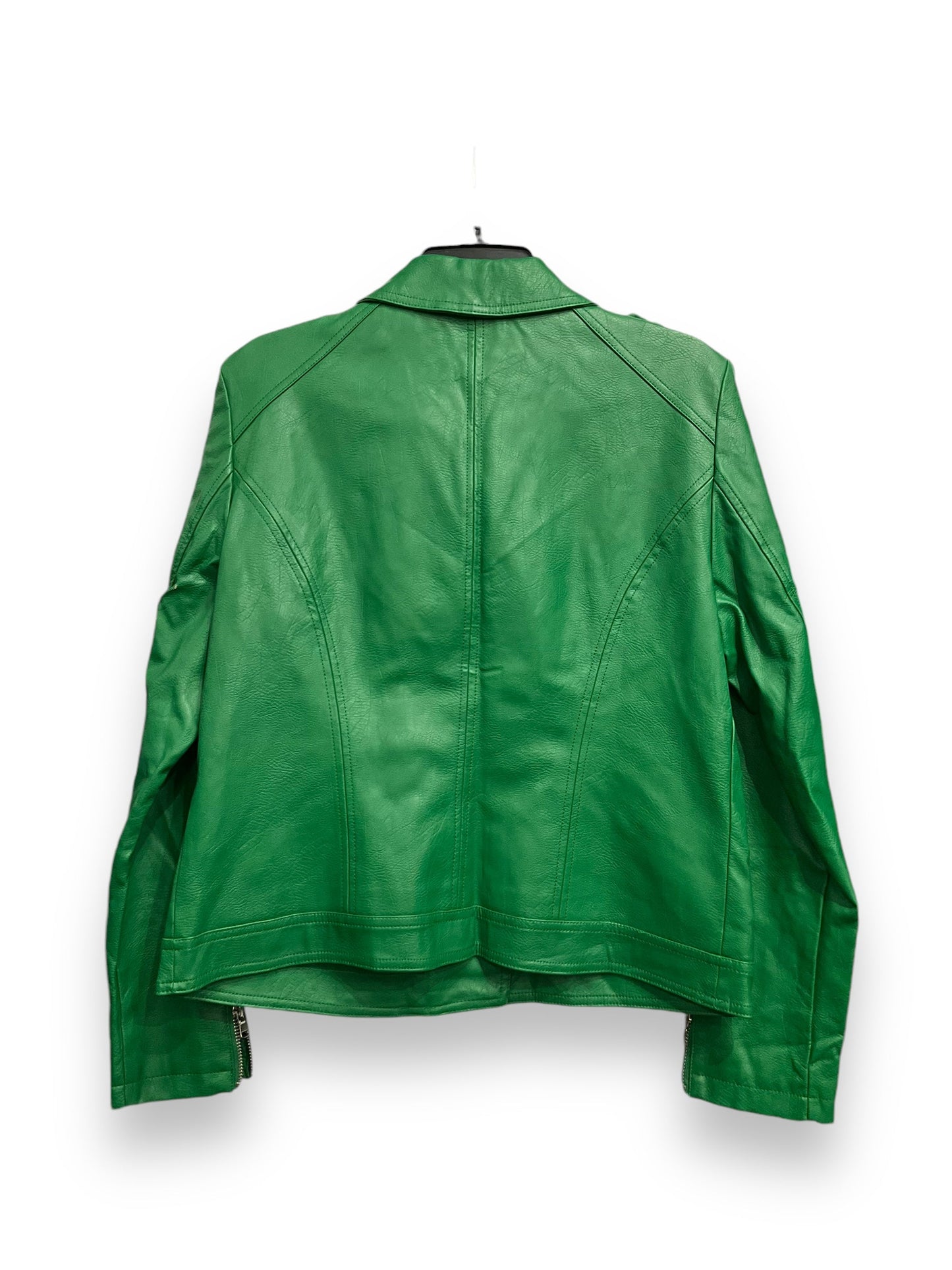 Jacket Moto By Inc In Green, Size: L