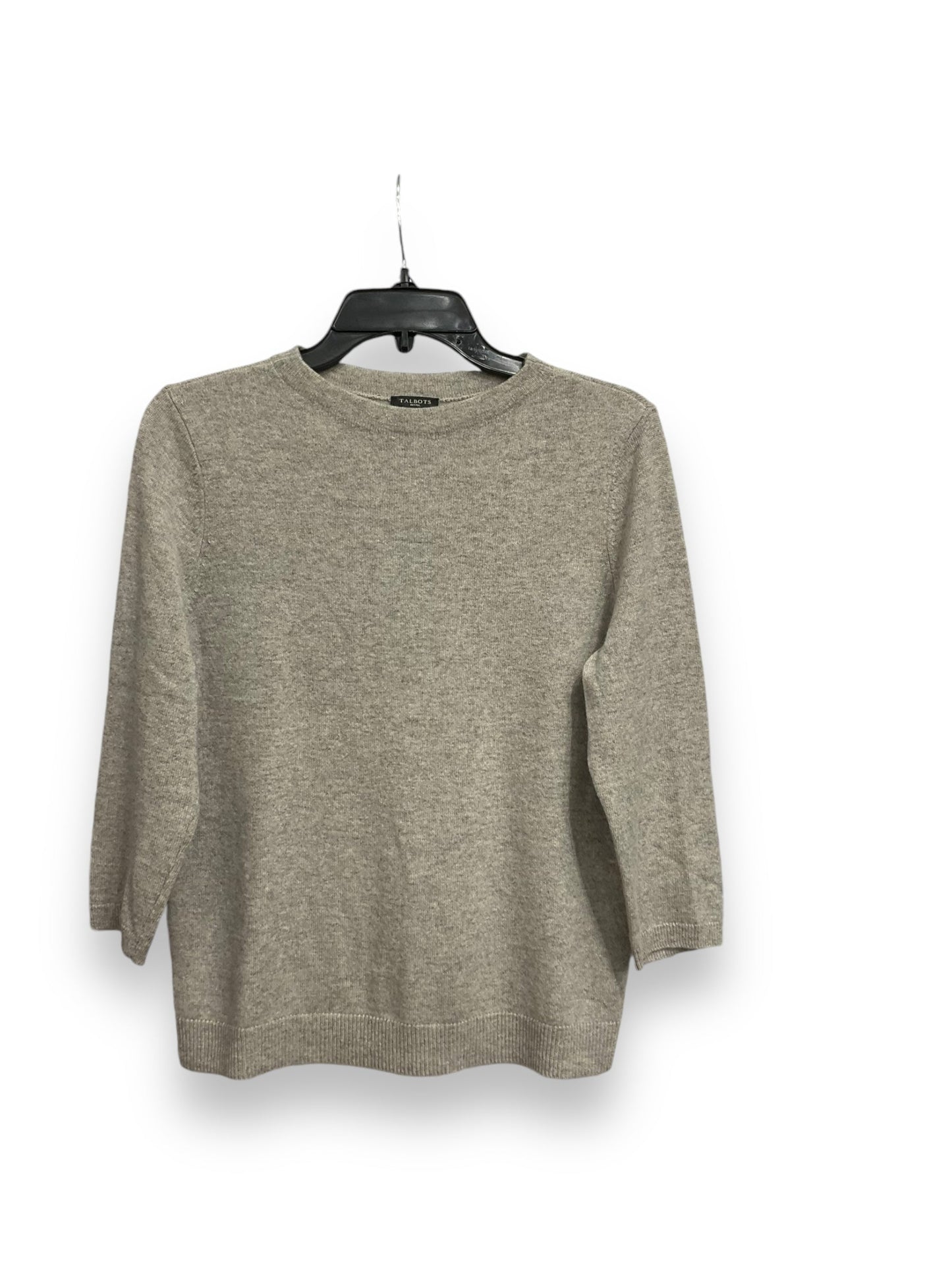 Sweater Cashmere By Talbots In Grey, Size: Lp